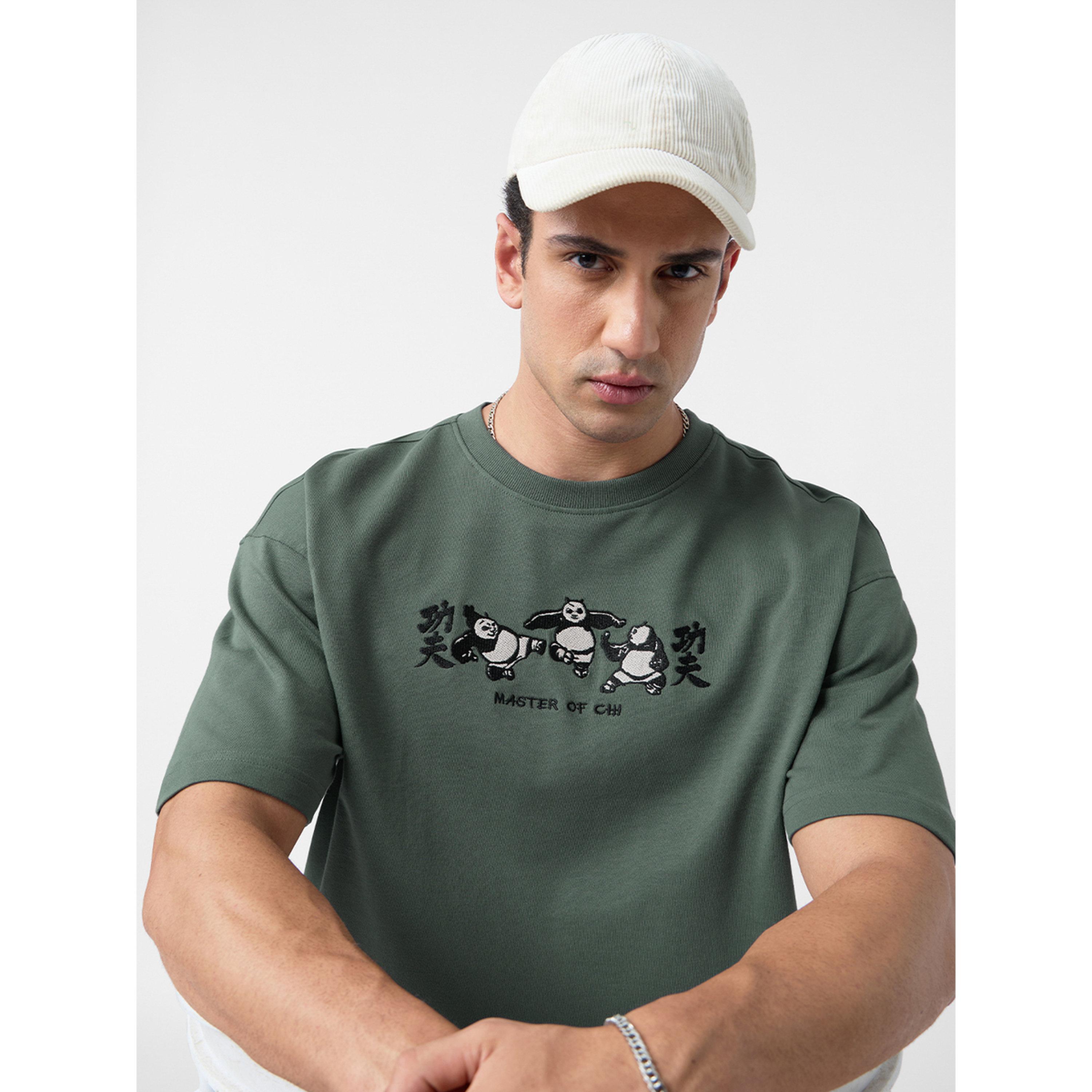 تيشيرت فضفاض بطبعة كونغ فو باندا-men-clothing-tshirtsandpolos-tshirts-image-1