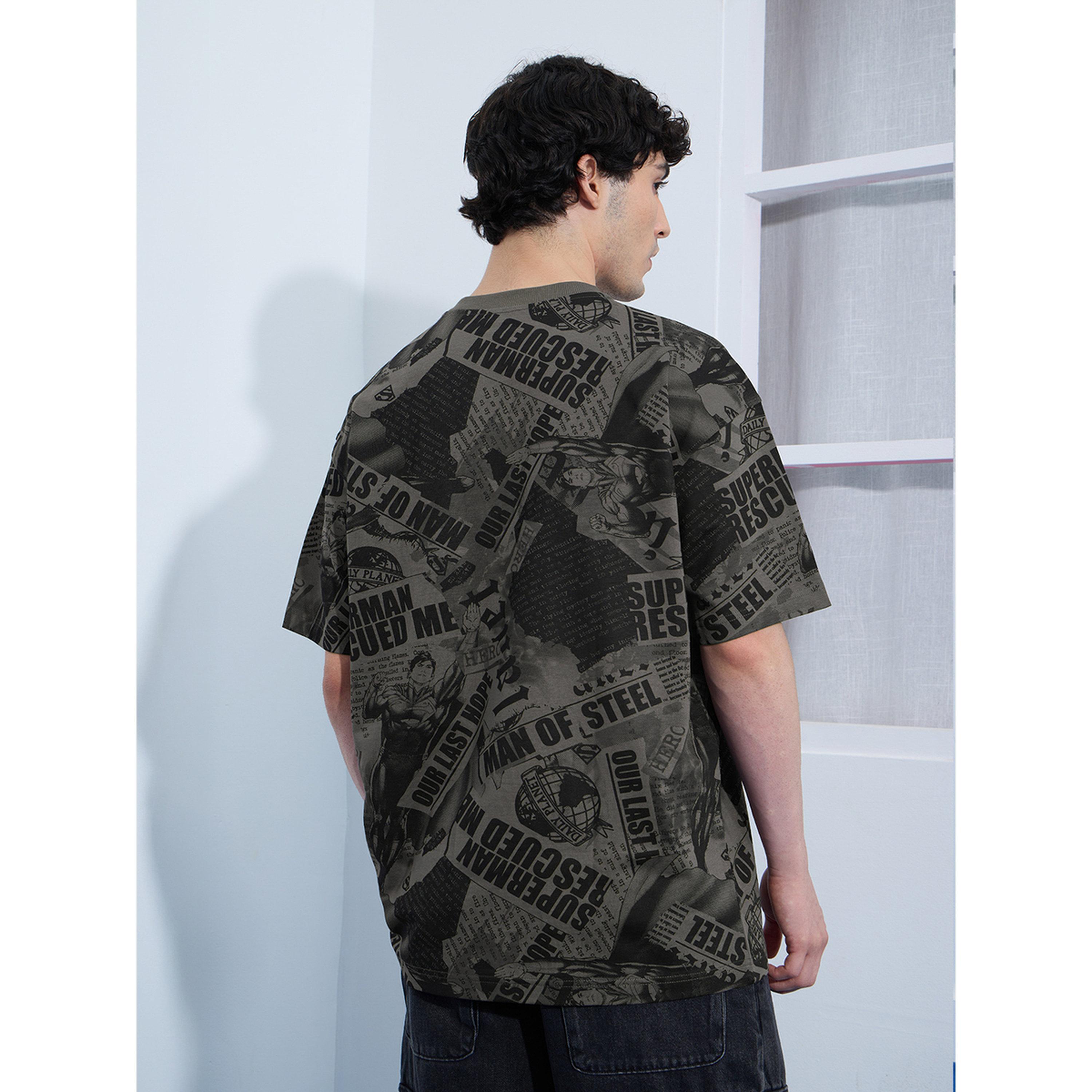 تيشيرت فضفاض بطبعة جرافيك سوبرمان-men-clothing-tshirtsandpolos-tshirts-image-1