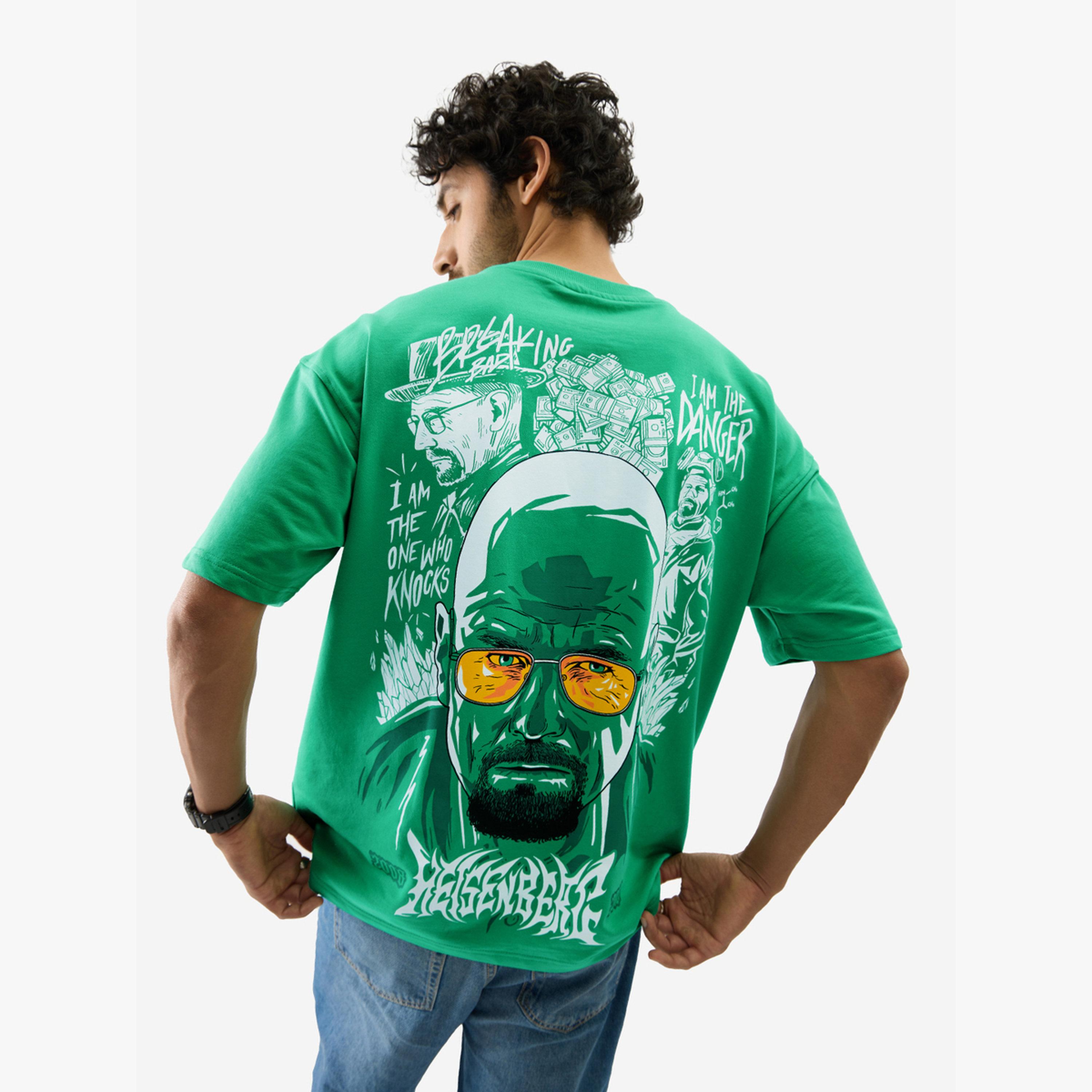 The Souled Store X Styli Green Breaking Bad Heisenberg Oversized T-Shirt-men-clothing-tshirtsandpolos-tshirts-image-3