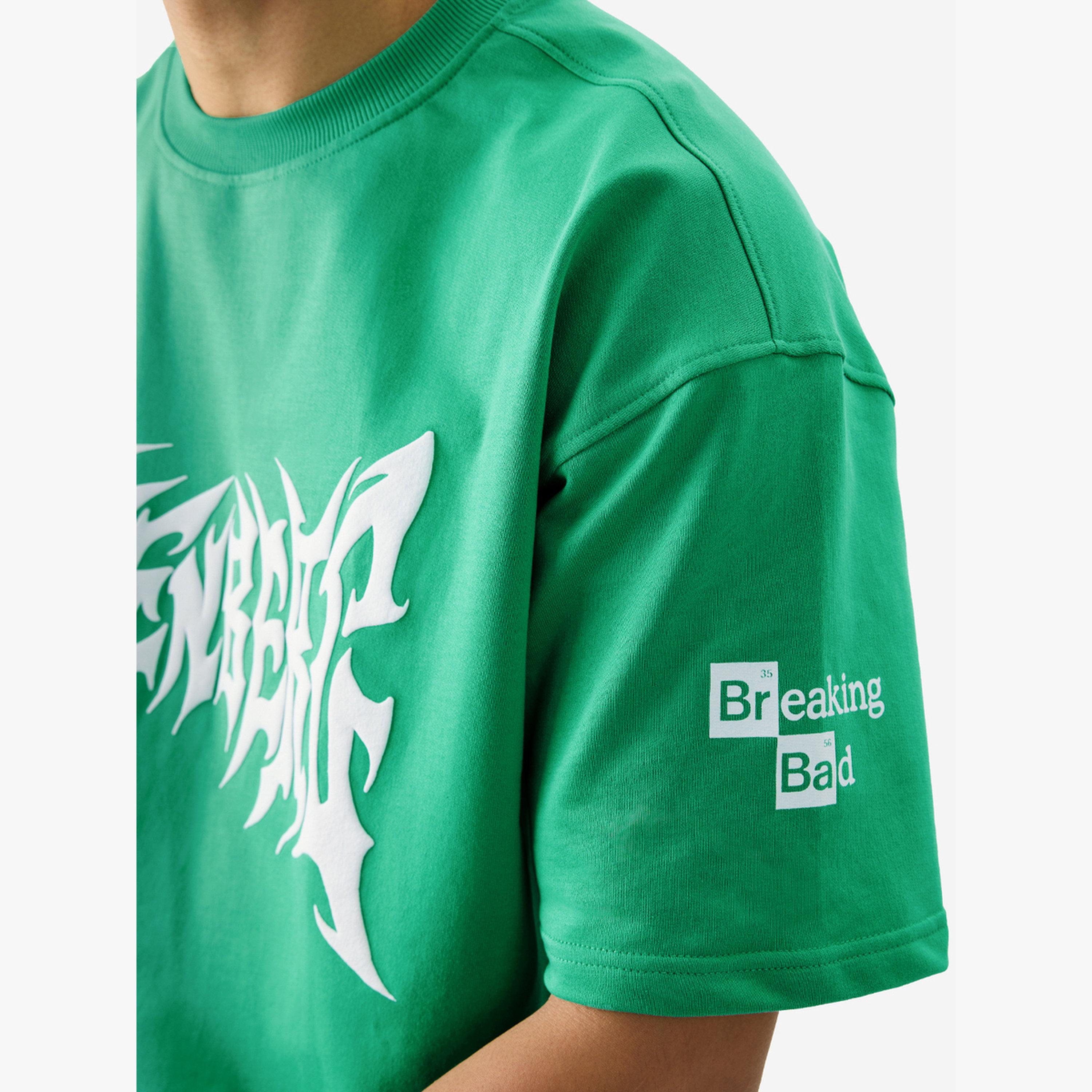 The Souled Store X Styli Green Breaking Bad Heisenberg Oversized T-Shirt-men-clothing-tshirtsandpolos-tshirts-image-5