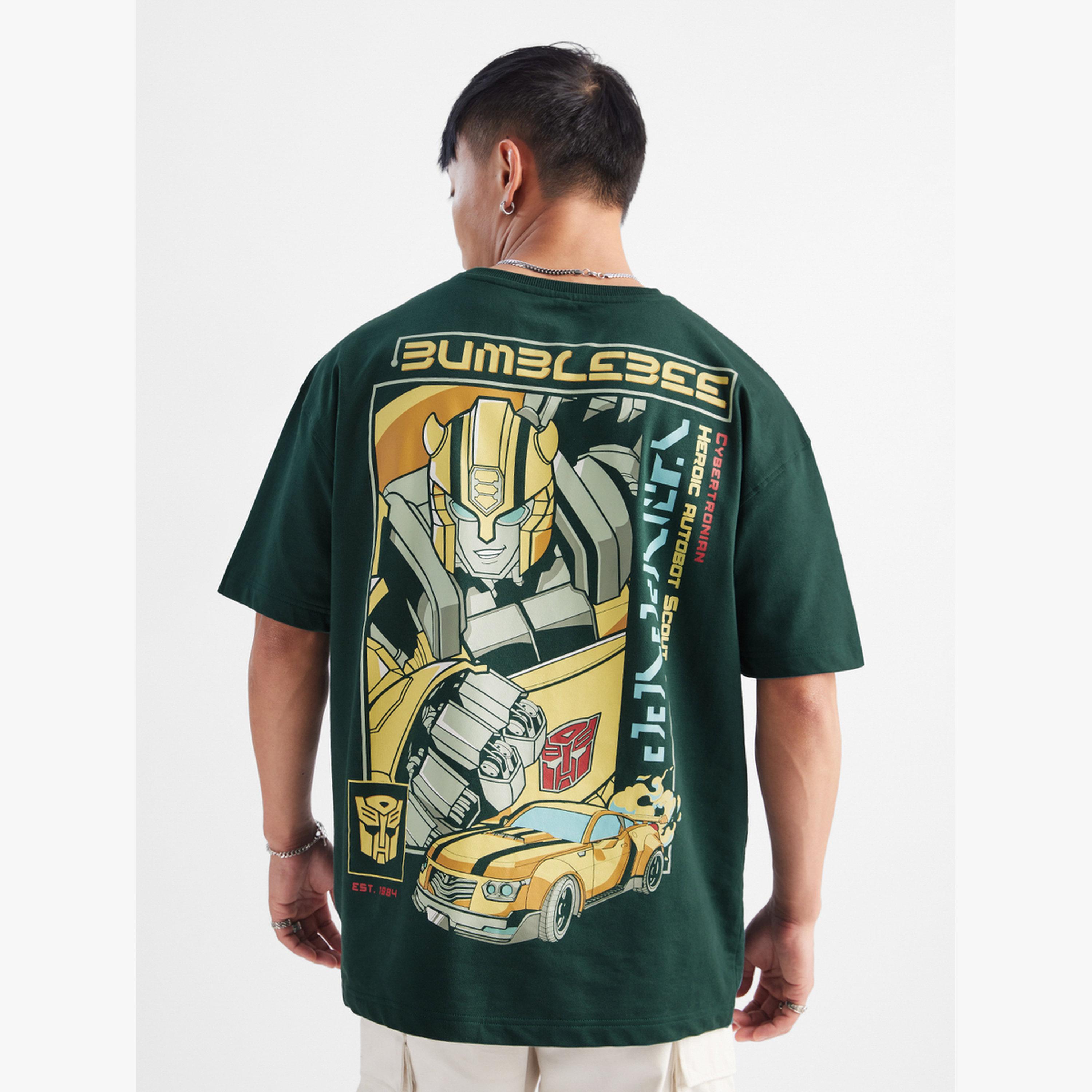 تيشيرت فضفاض بشعار ترانسفورمر-men-clothing-tshirtsandpolos-tshirts-image-3