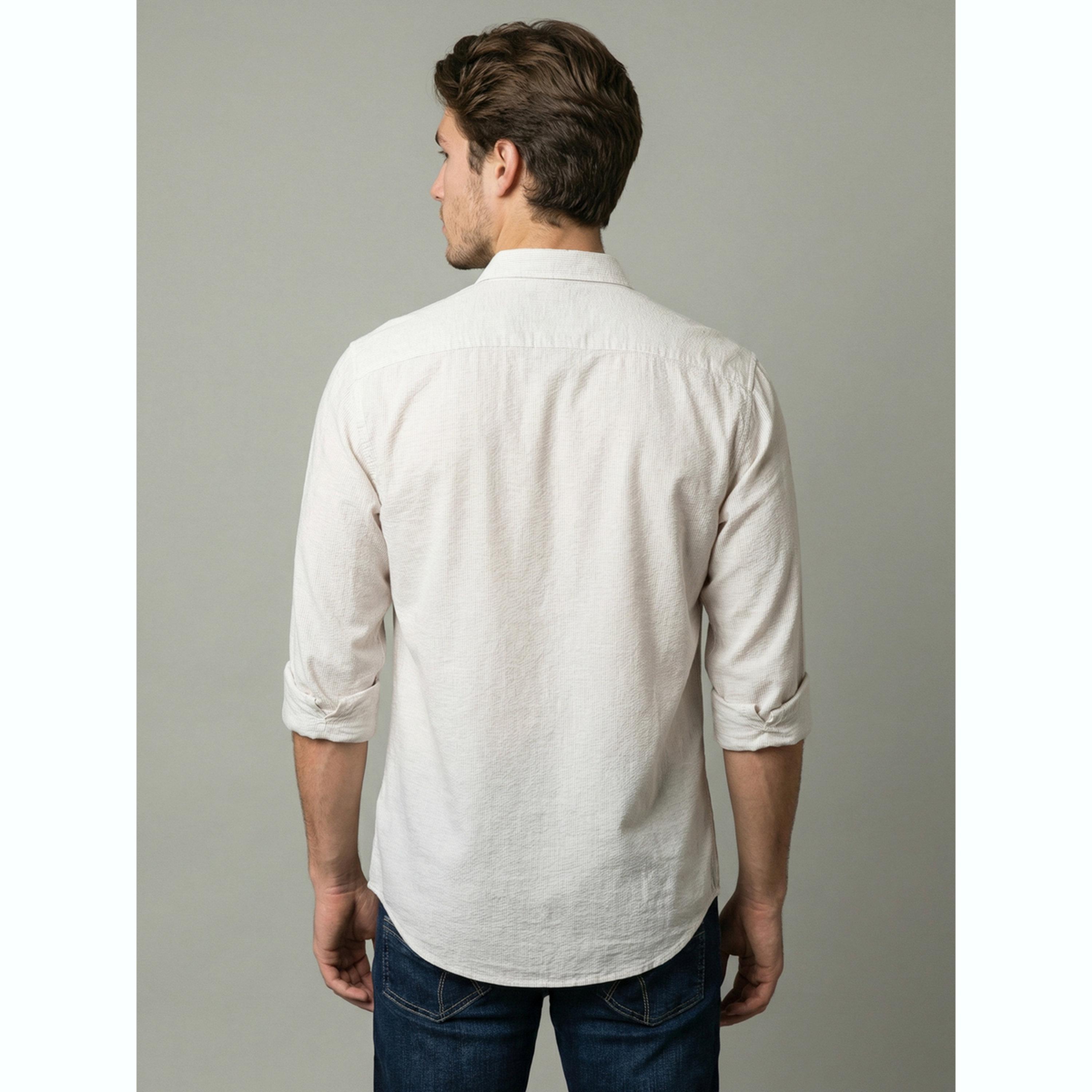 قميص من مزيج الكتان رجالي لون أوف وايت-men-clothing-shirts-image-5