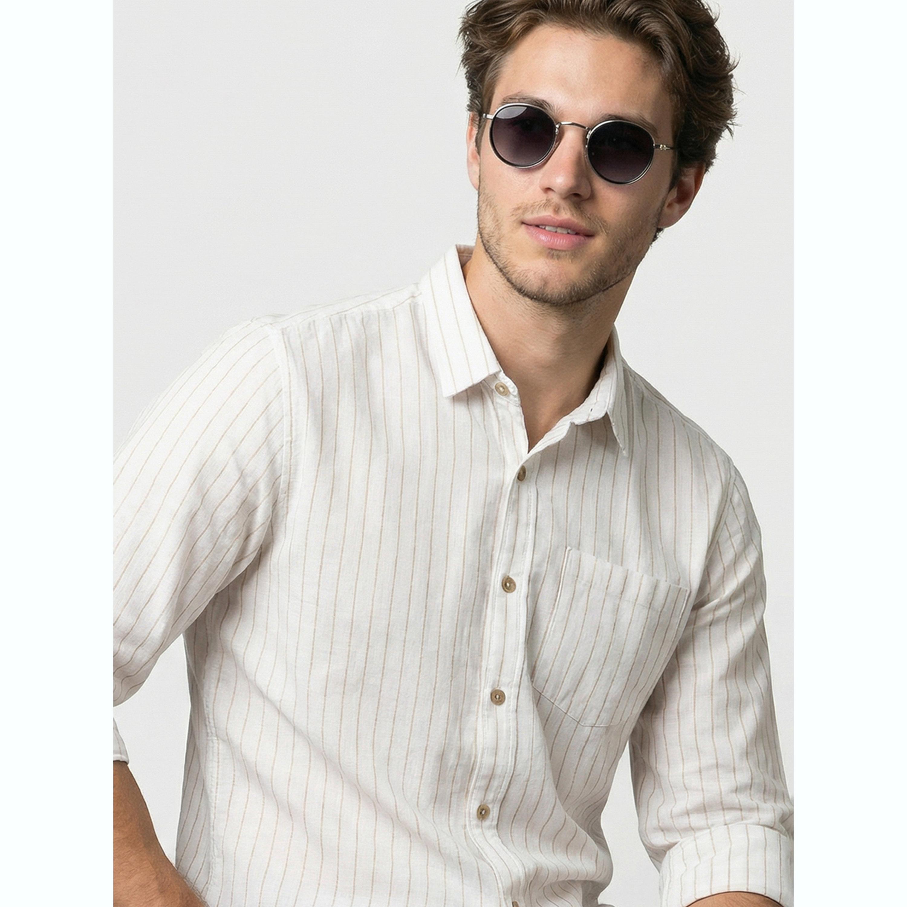قميص أبيض مخطط بياقة مفرودة-men-clothing-shirts-image-6
