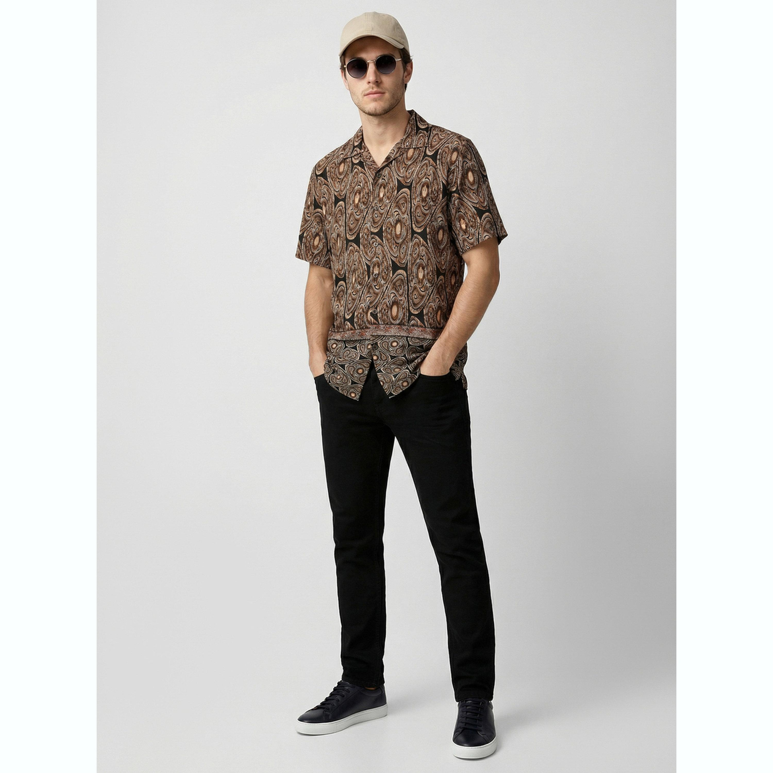 Take Two Men Printed Cuban Collar Shirt-men-clothing-shirts-image-2