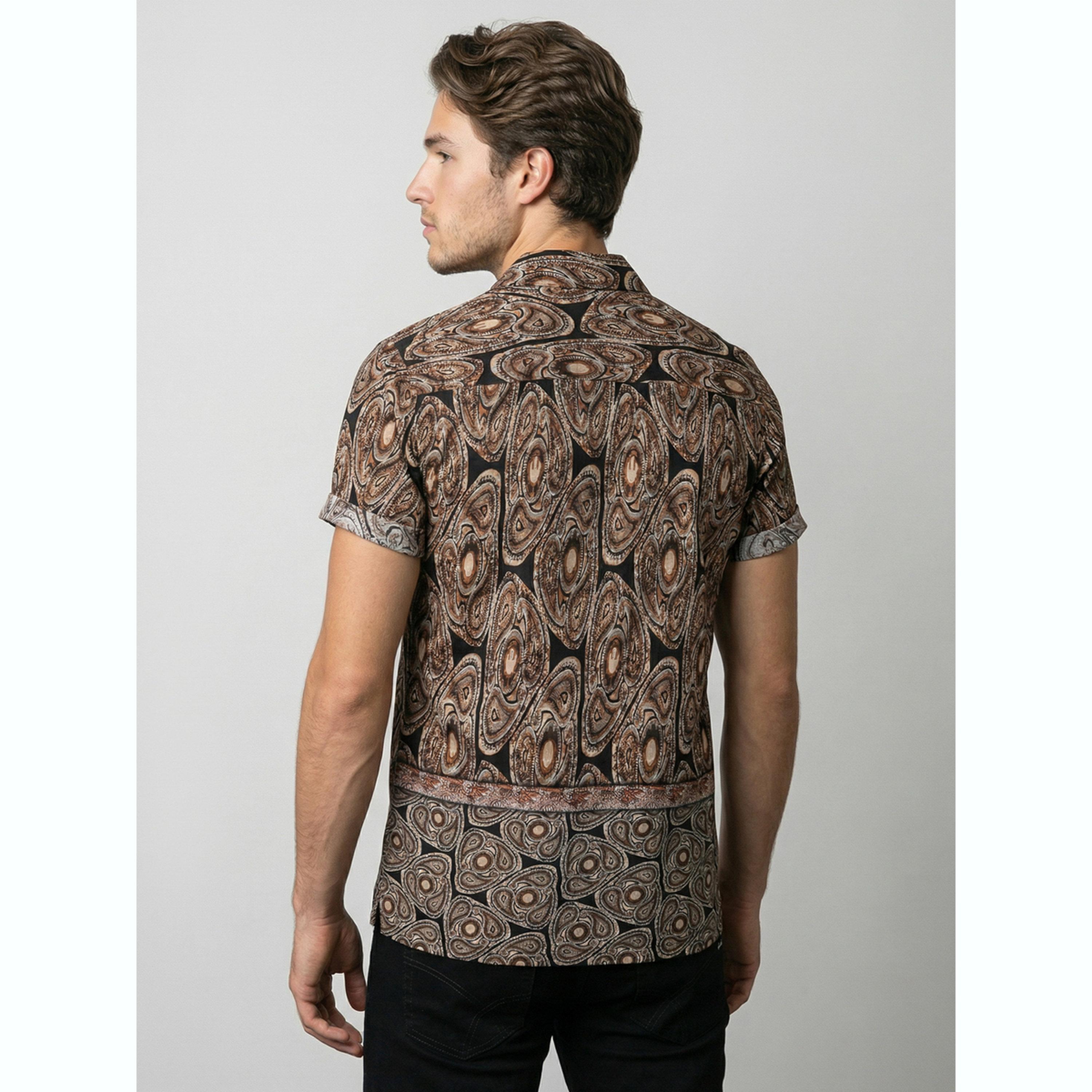 قميص مطبوع بياقة كوبية-men-clothing-shirts-image-5