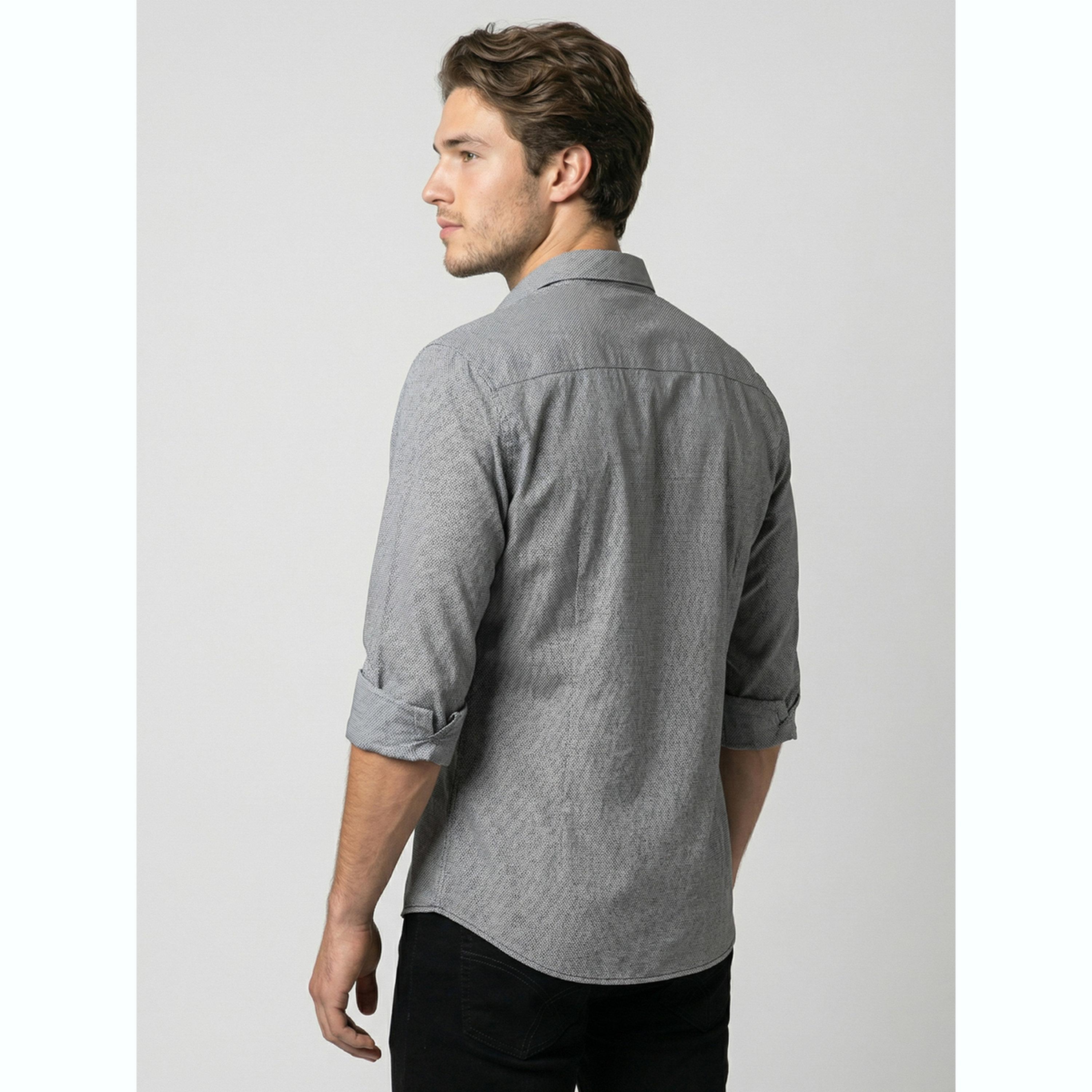 قميص رمادي مطبوع بياقة مفرودة-men-clothing-shirts-image-5
