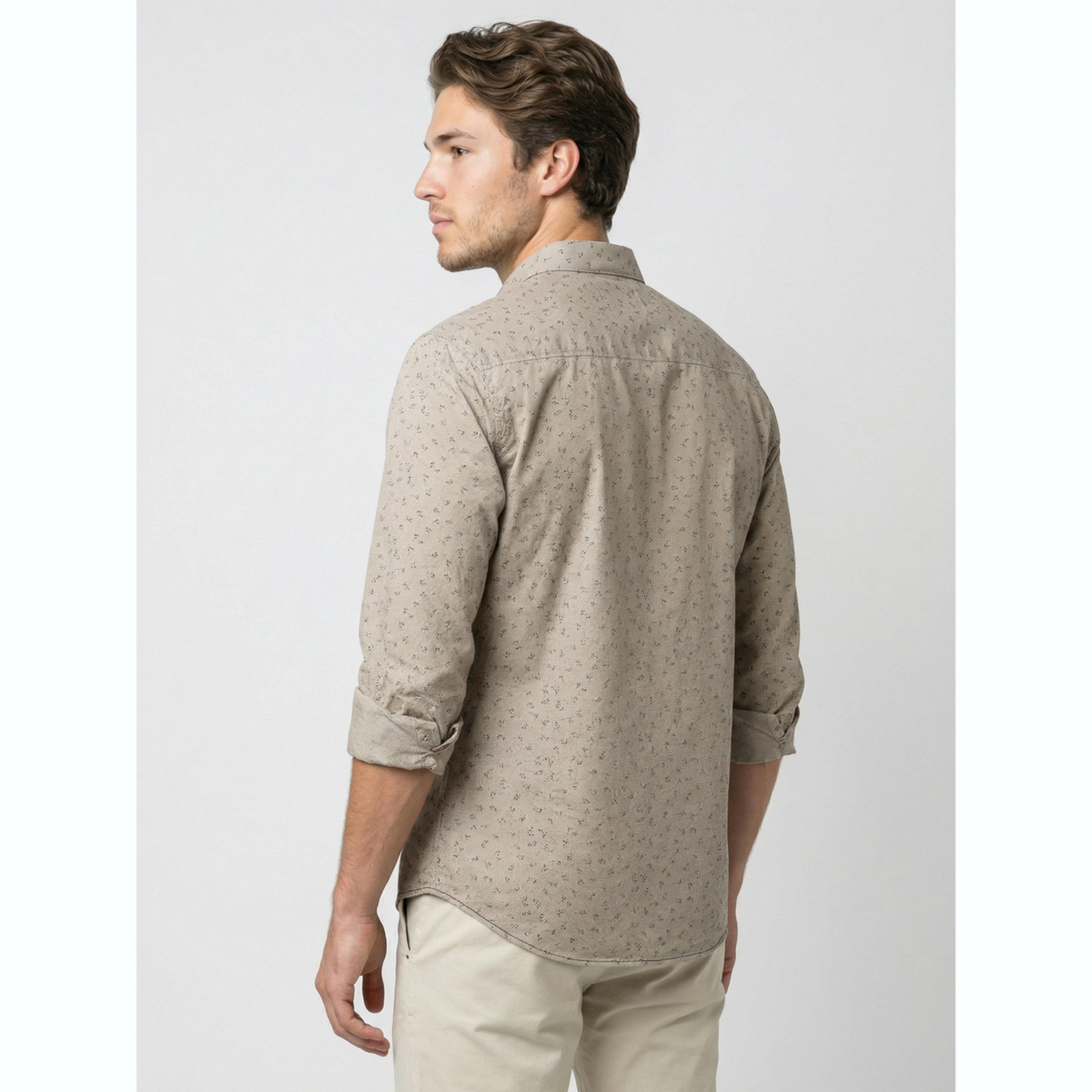قميص بيج بنقشة الزهور وأكمام طويلة-men-clothing-shirts-image-5