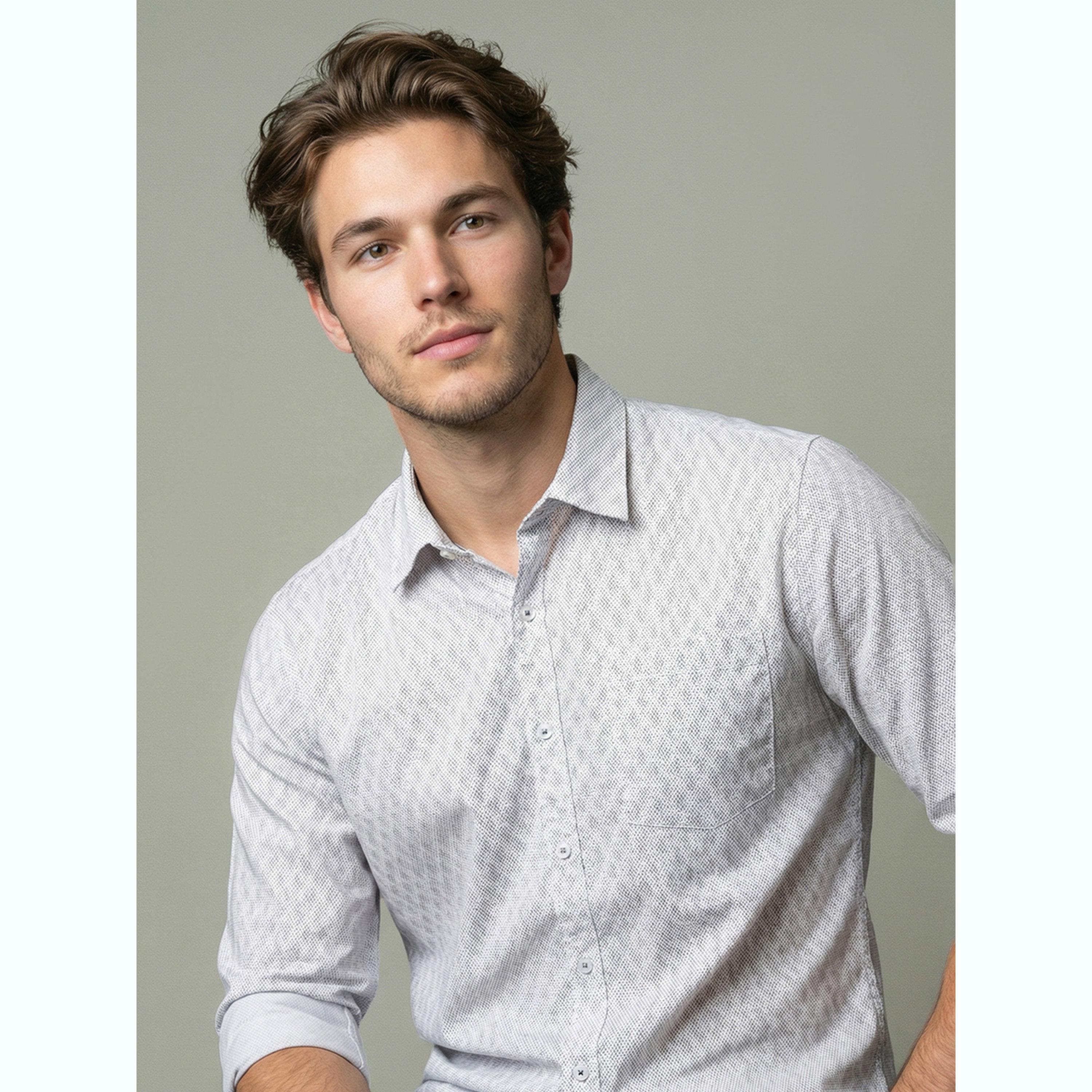 قميص أبيض مطبوع وأكمام طويلة-men-clothing-shirts-image-6