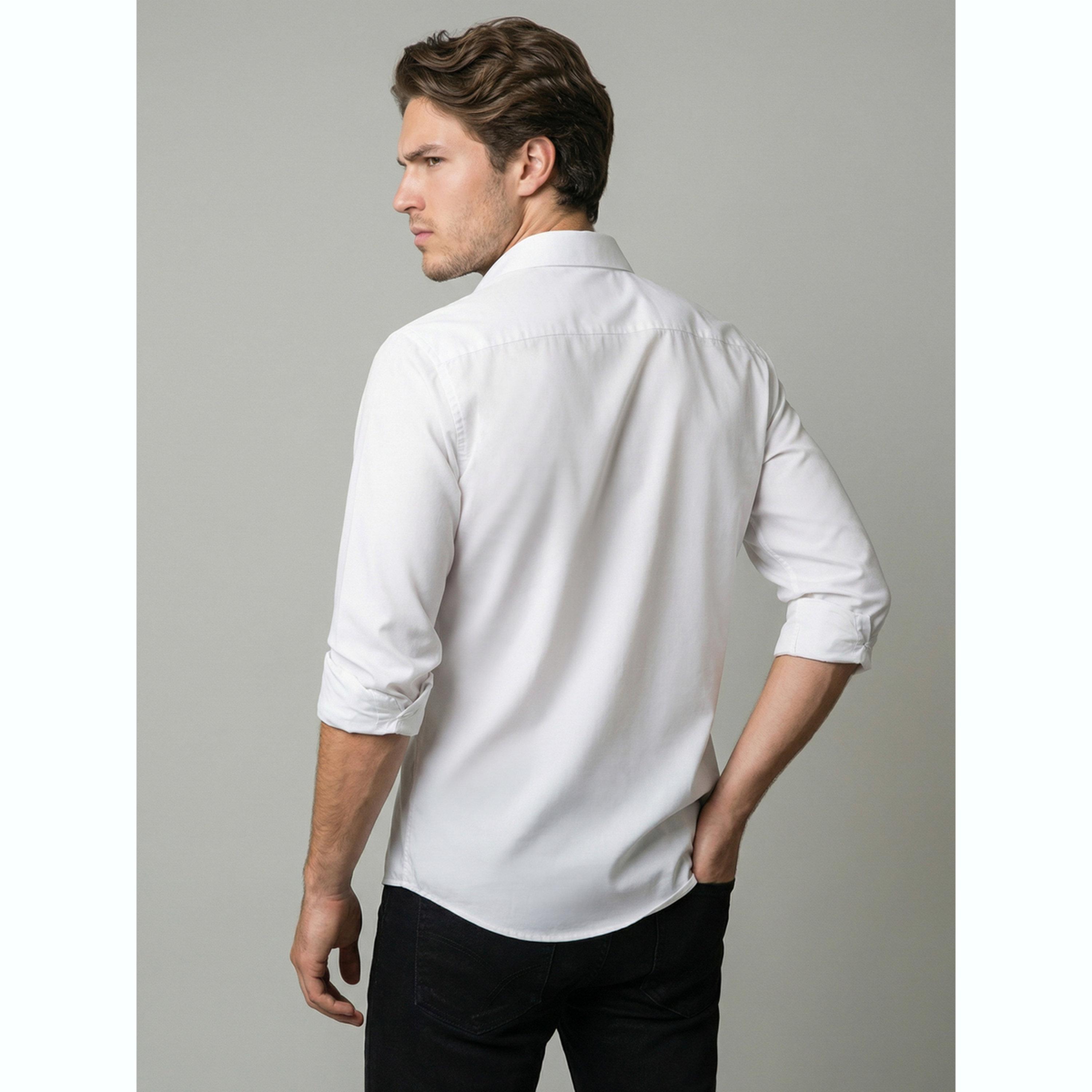 قميص أبيض بياقة مفرودة-men-clothing-shirts-image-5