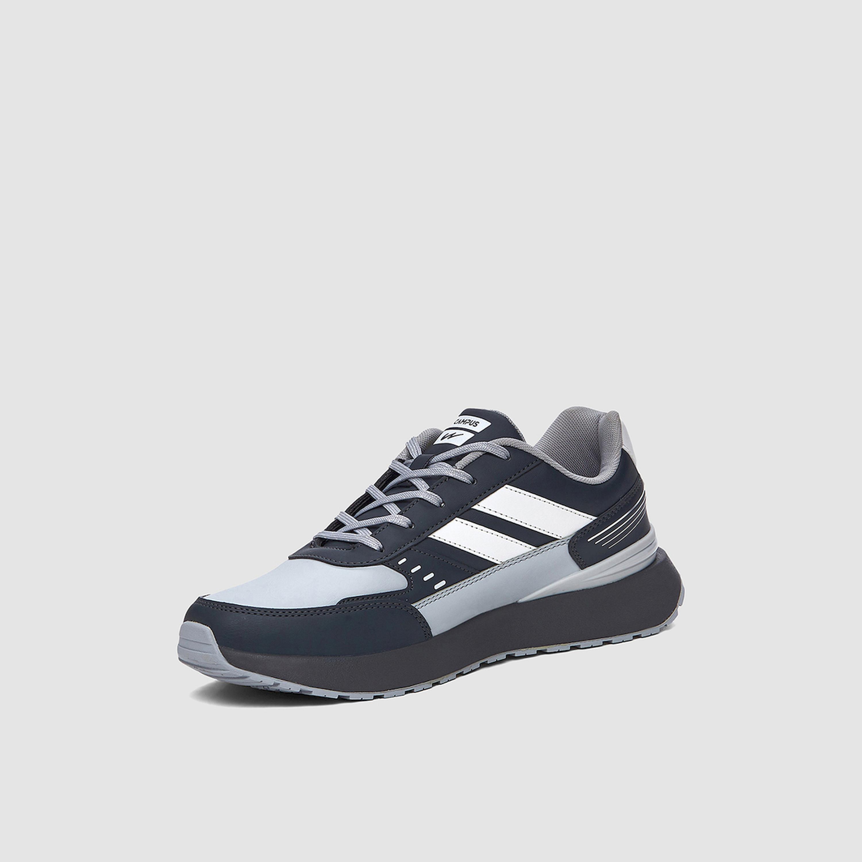 Campus Color Block Low-Top Lace-Up Sneakers-sports-men-shoes-image-1