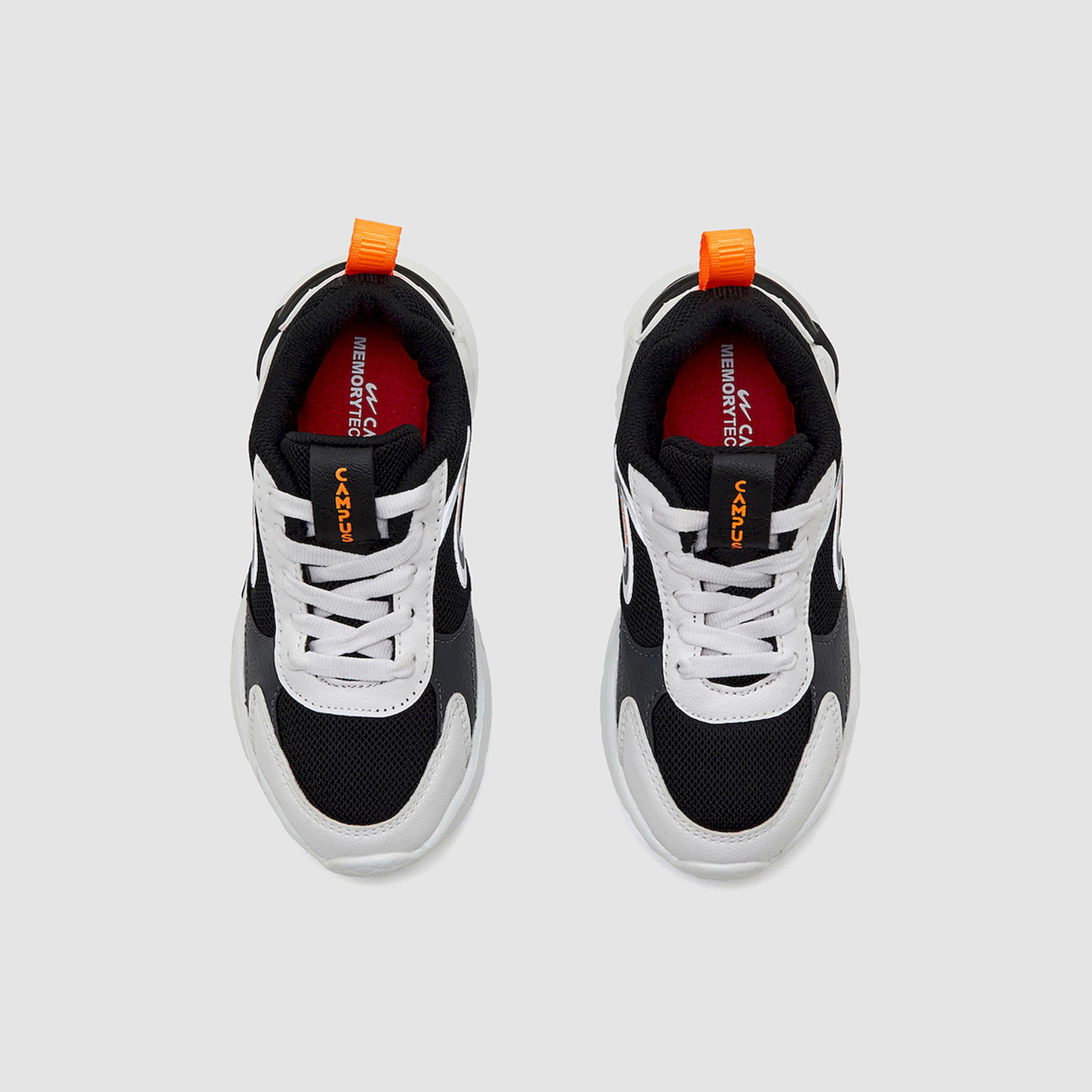 Campus Black Low-Top Lace-Up Sneakers-sports-men-shoes-image-3
