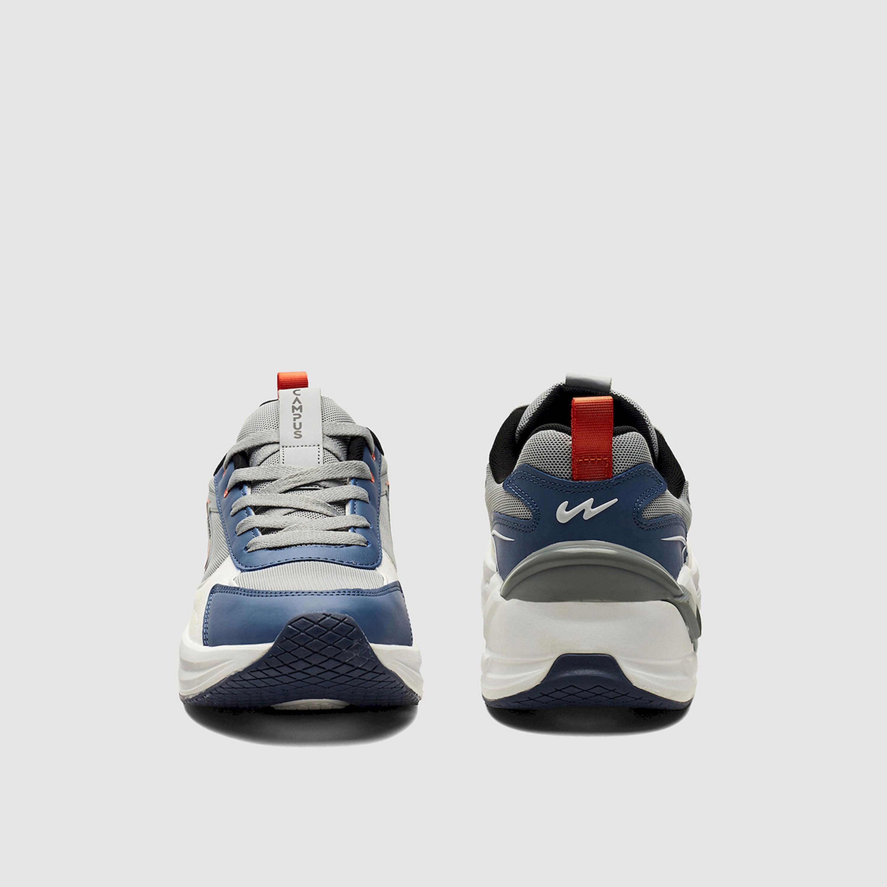 Campus Grey Low-Top Lace-Up Sneakers-sports-men-shoes-image-5