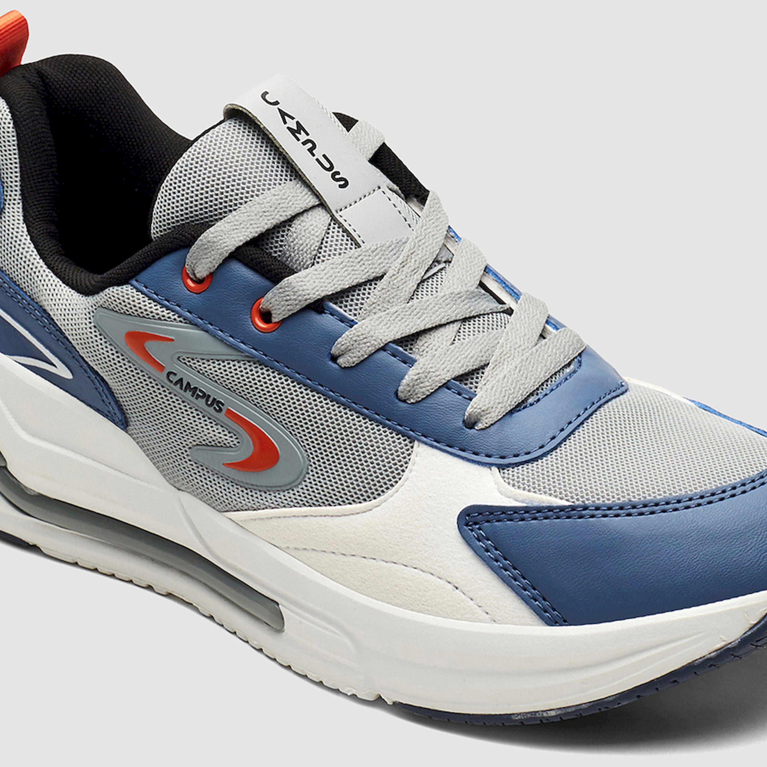 Campus Grey Low-Top Lace-Up Sneakers-sports-men-shoes-image-6