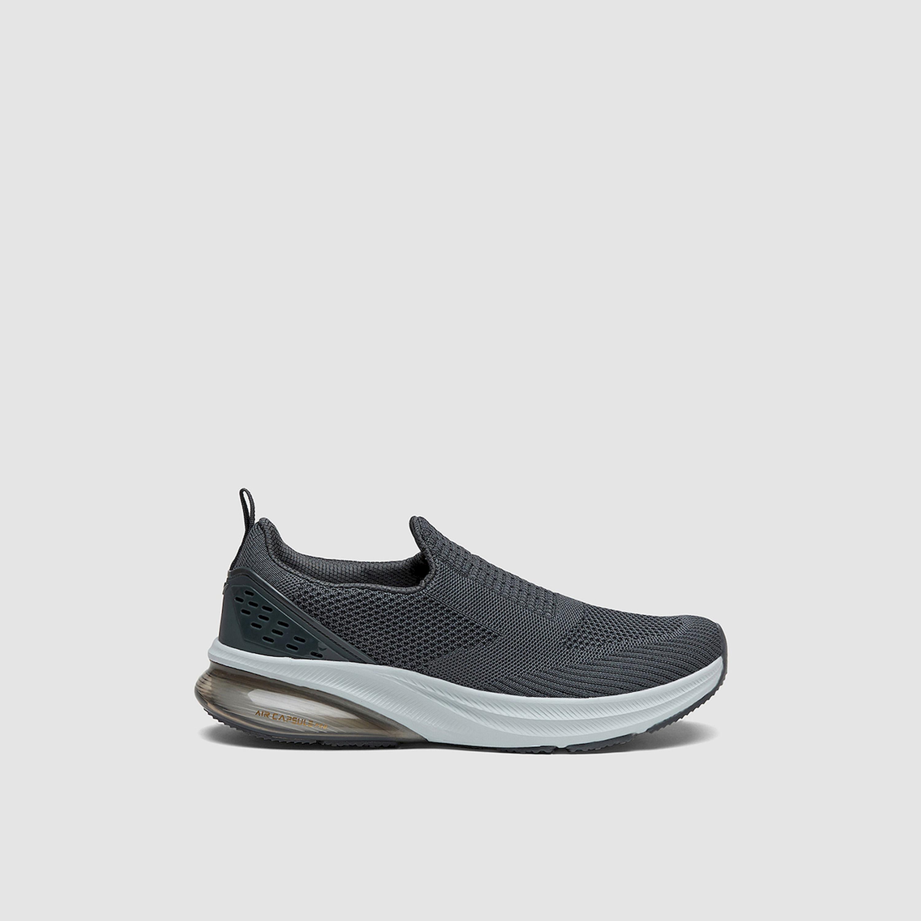 Campus Grey Textured Slip On Sneakers-sports-men-shoes-image-2