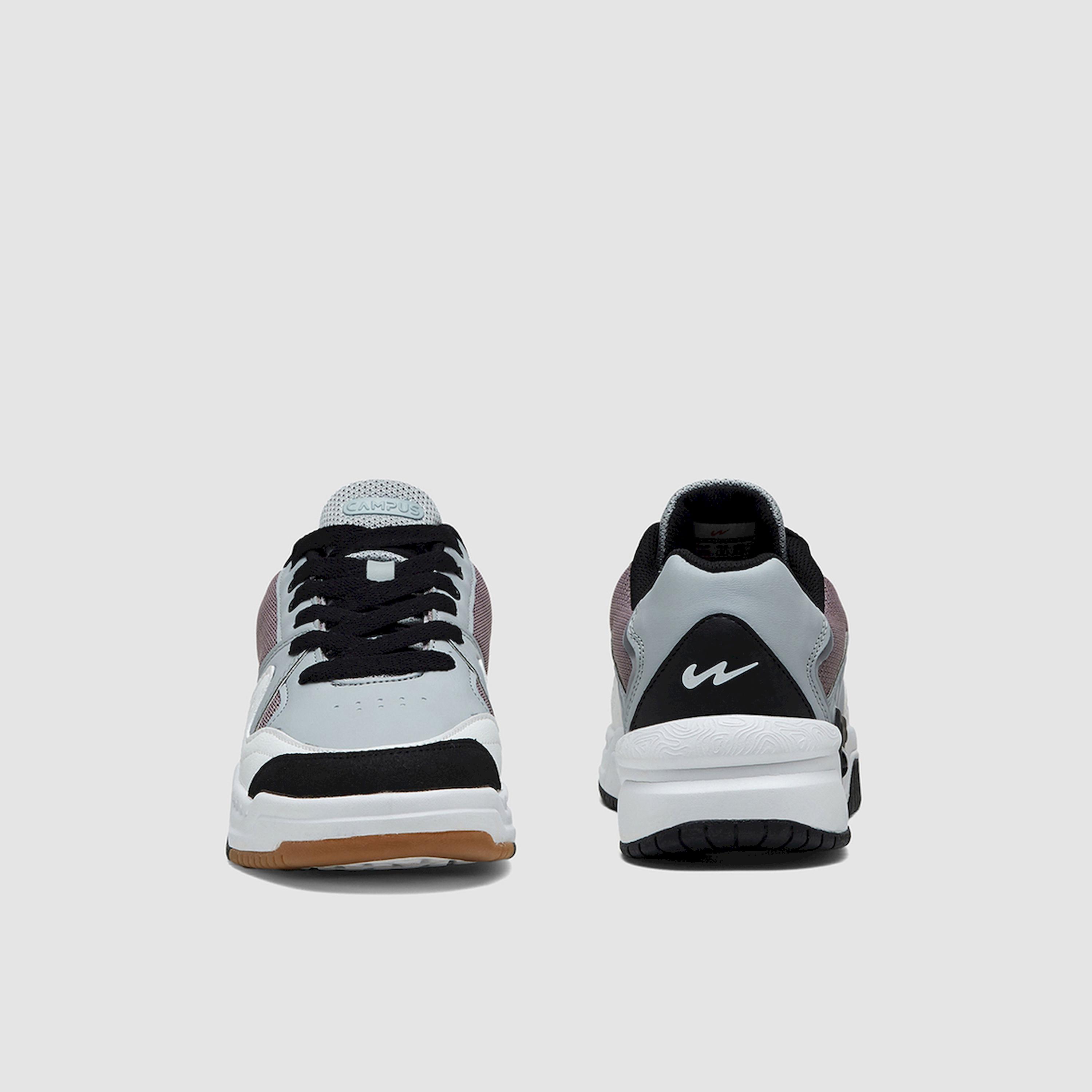 Campus Grey Low-Top Lace-Up Sneakers-sports-men-shoes-image-5