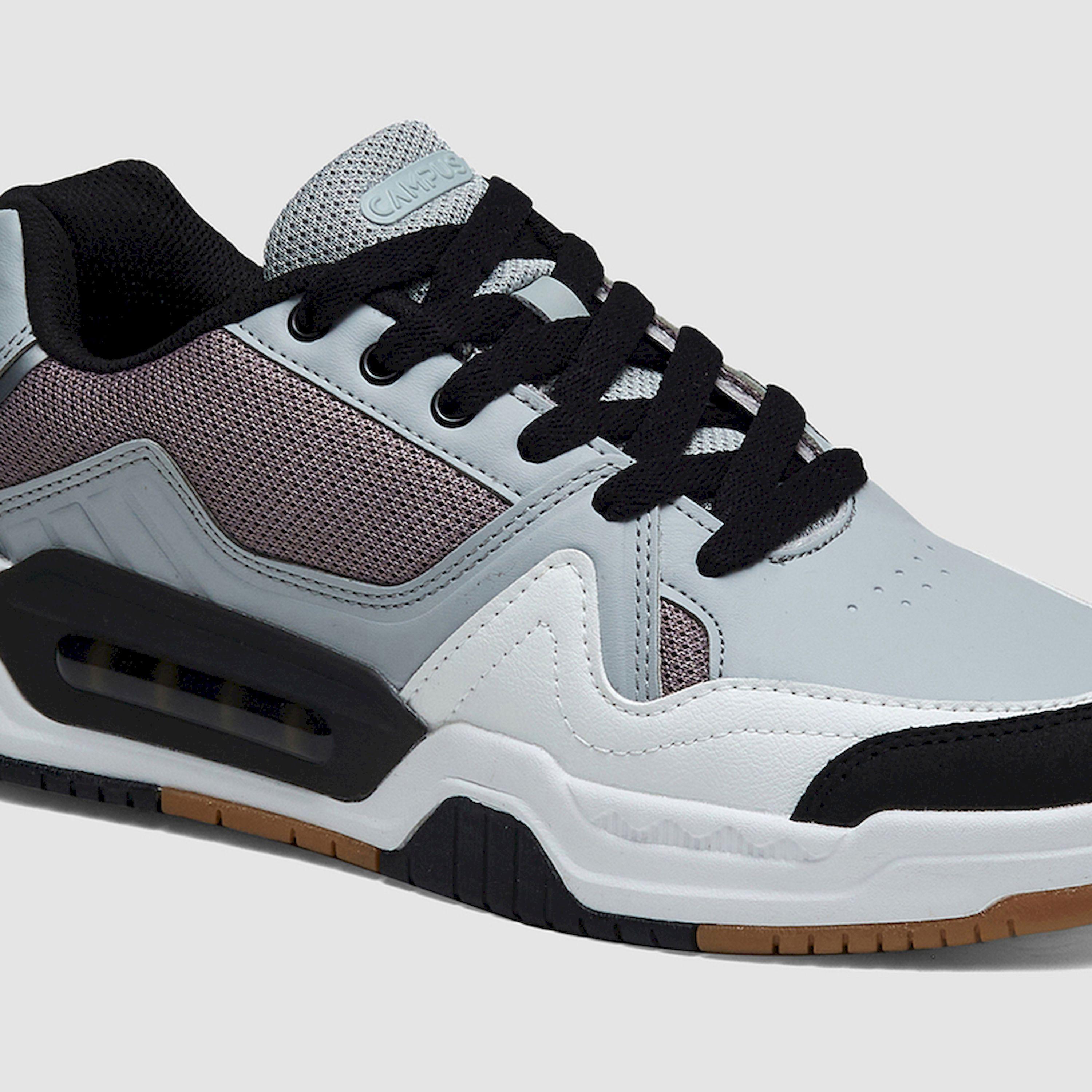 Campus Grey Low-Top Lace-Up Sneakers-sports-men-shoes-image-6