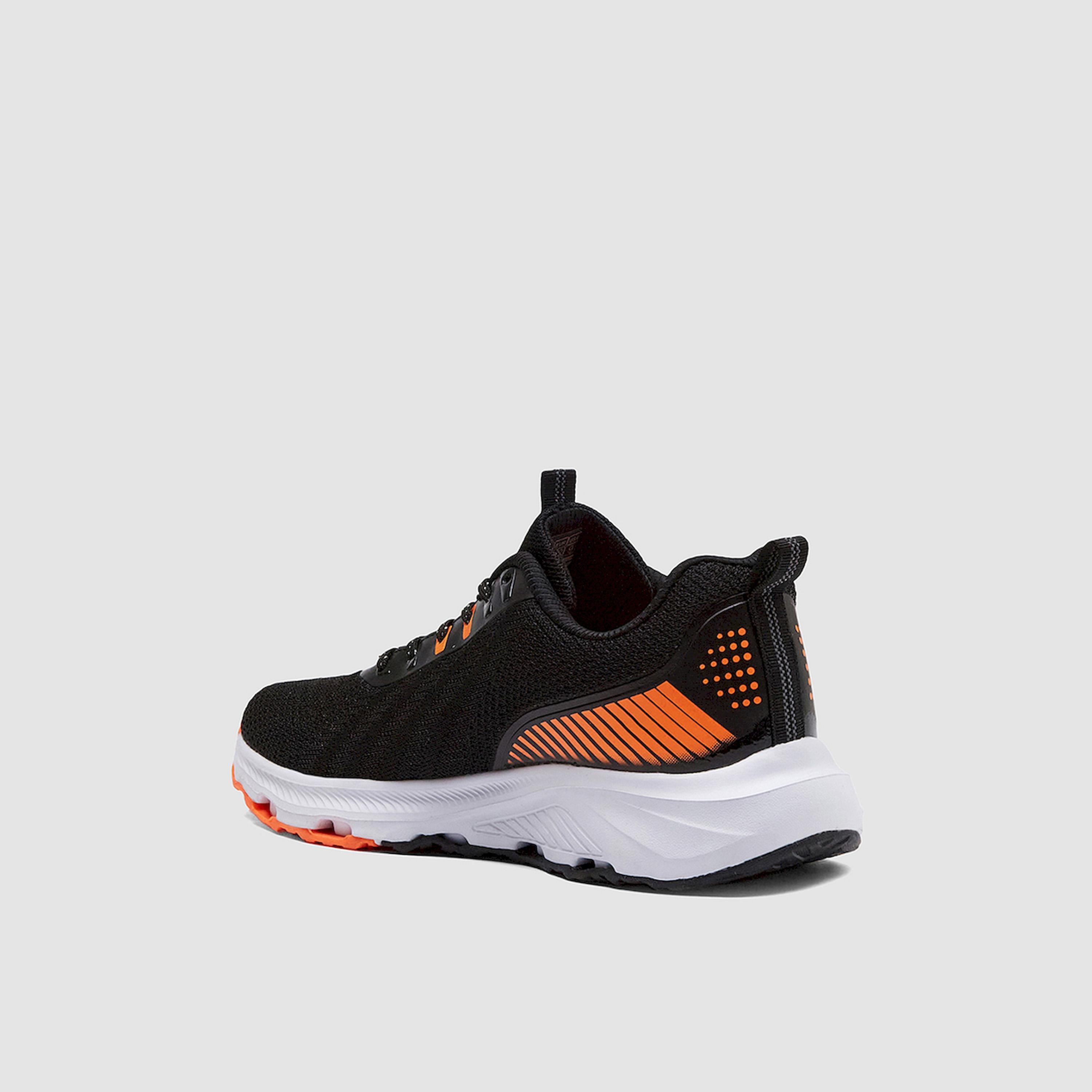 Campus Black Low-Top Lace-Up Sneakers-sports-men-shoes-image-4