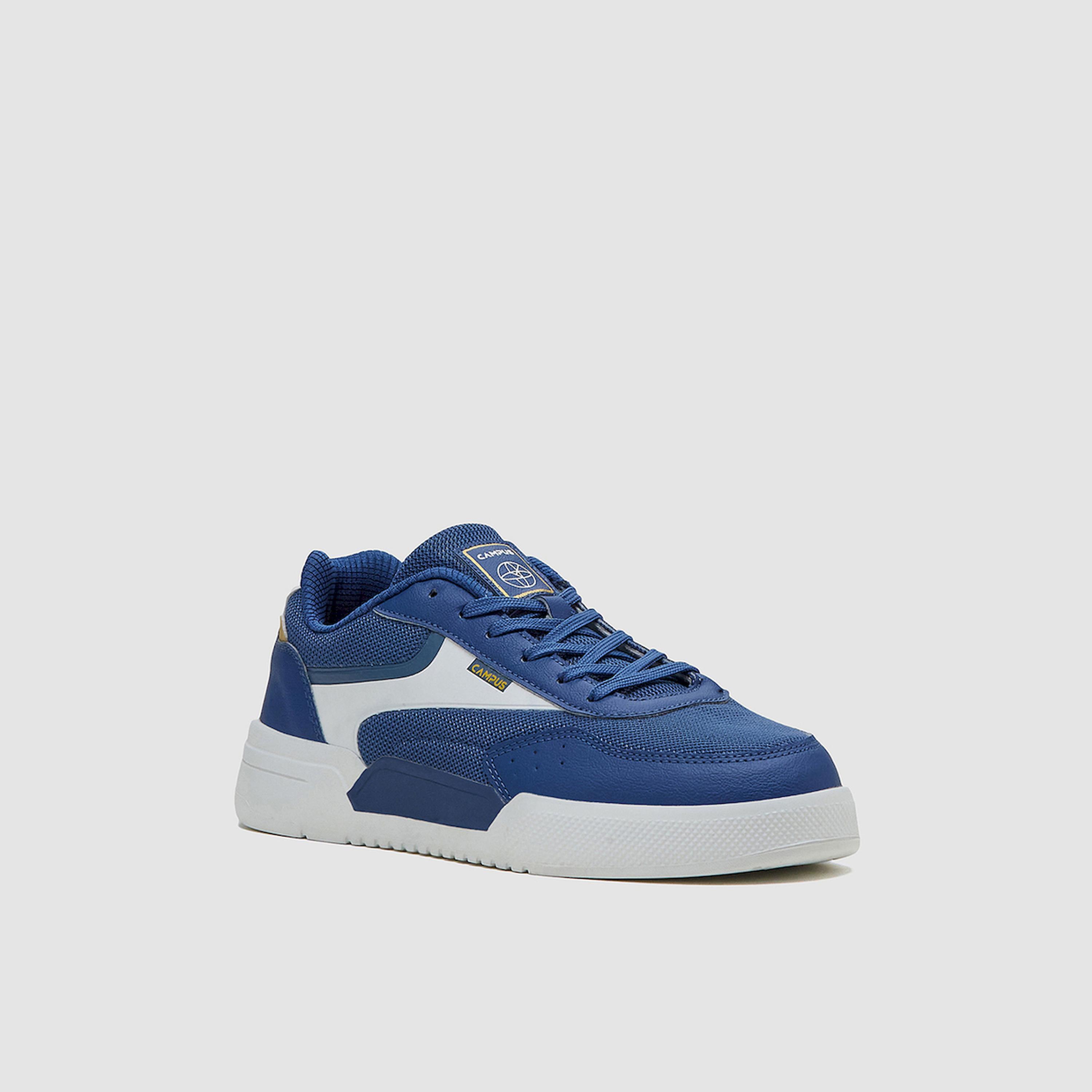 Campus Color Block Lace Up Sneakers-sports-men-shoes-image-2