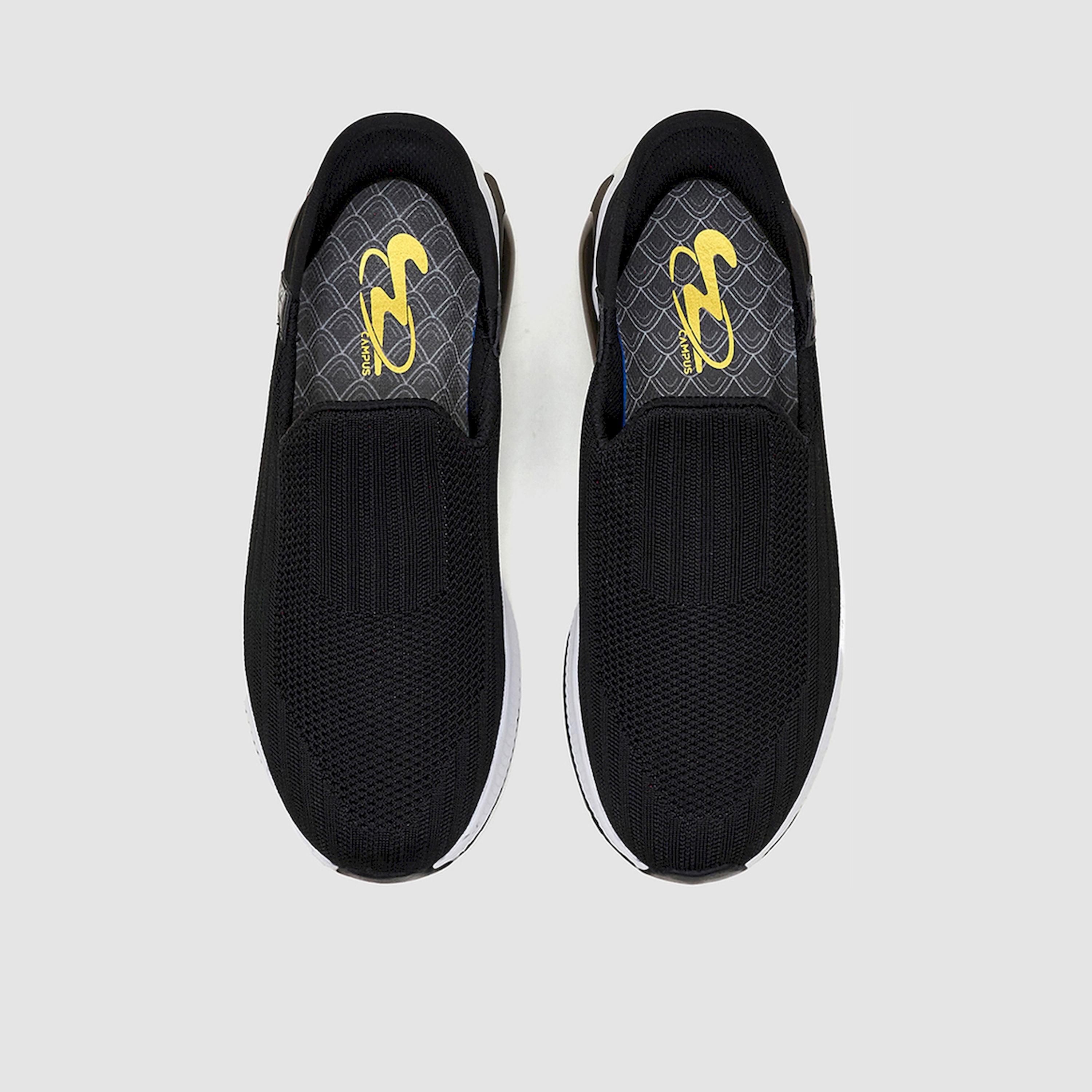 Campus Black Slip On Sports Sneakers-sports-men-shoes-image-3
