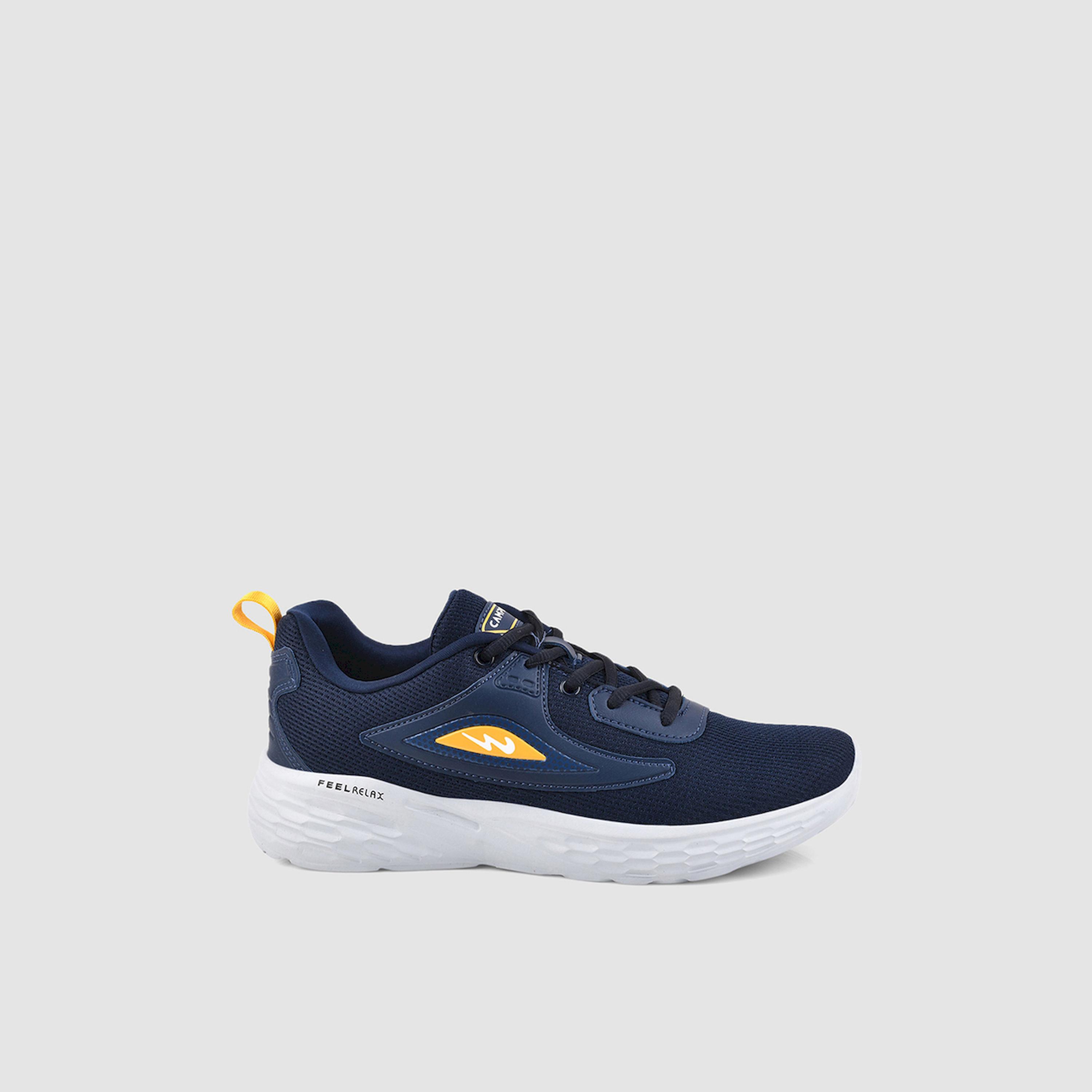 Campus Blue Low-Top Lace-Up Sneakers-sports-men-shoes-image-2