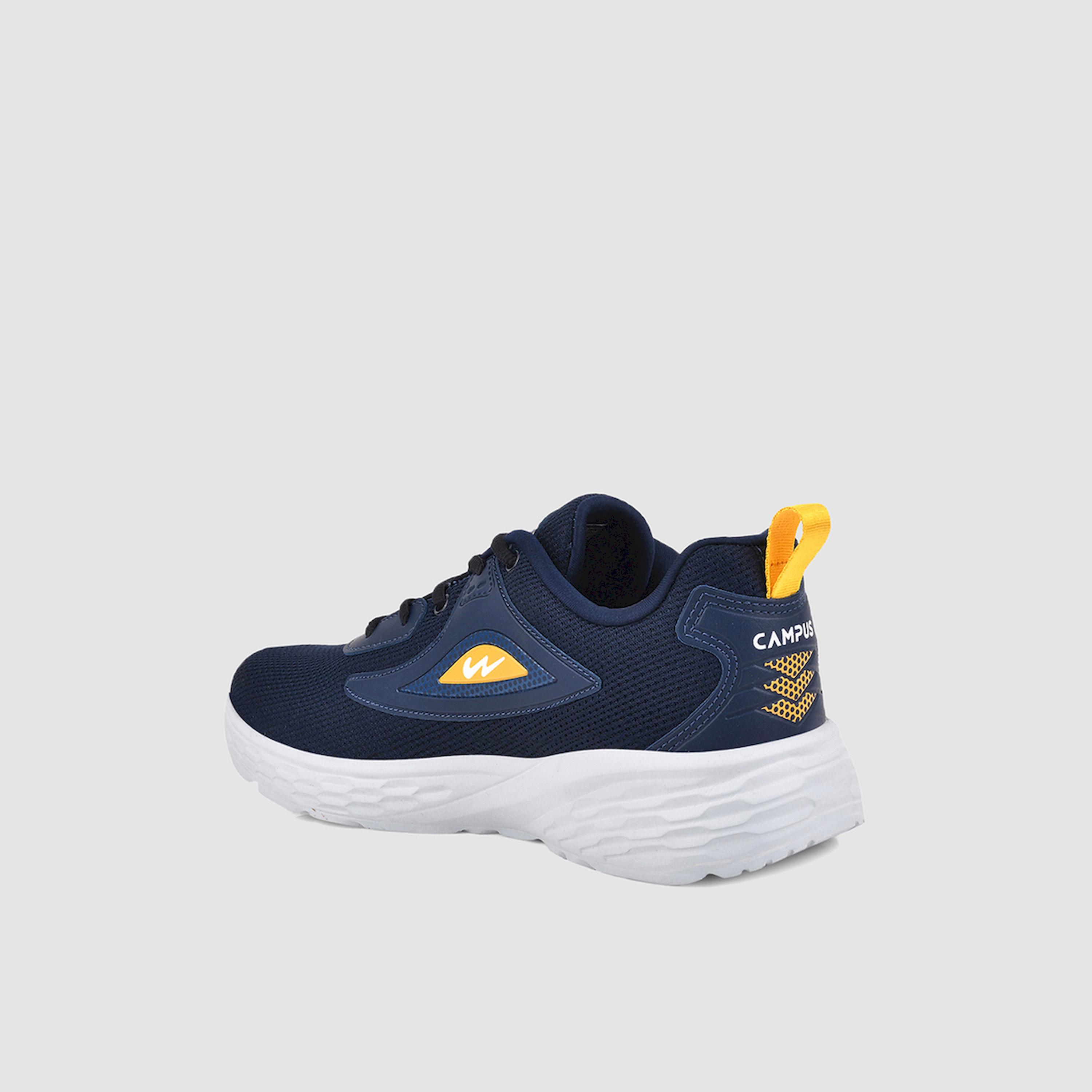 Campus Blue Low-Top Lace-Up Sneakers-sports-men-shoes-image-3