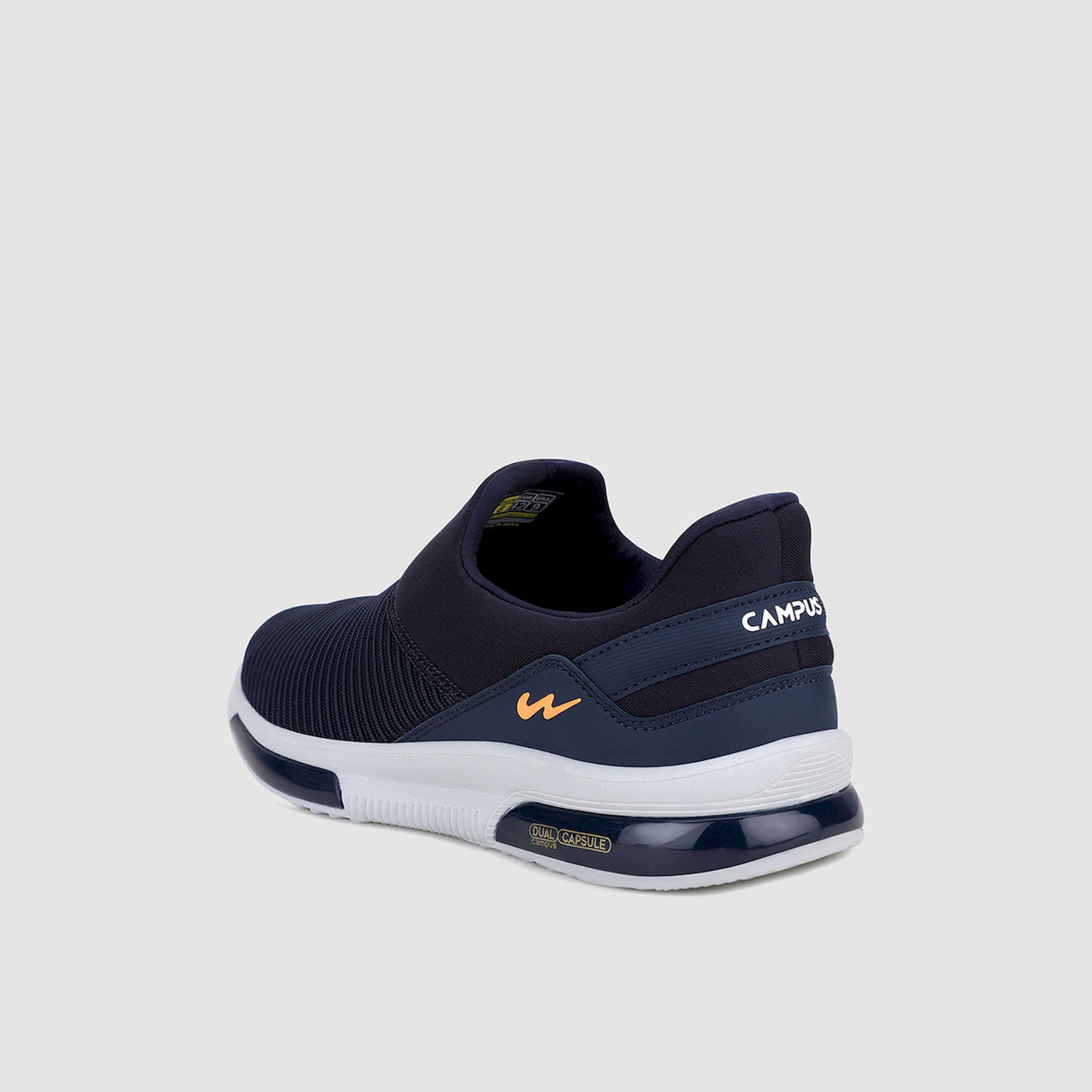 Campus Blue Mesh Slip On Sneakers-sports-men-shoes-image-6