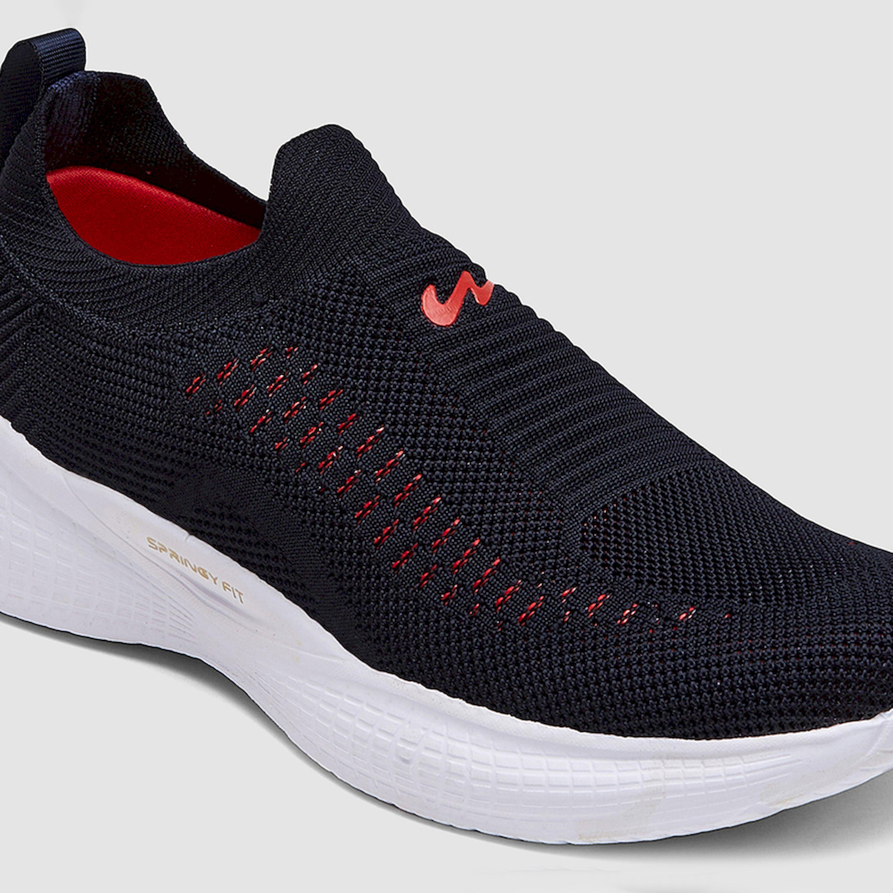 Campus Blue Textured Slip-On Sneakers-sports-men-shoes-image-4