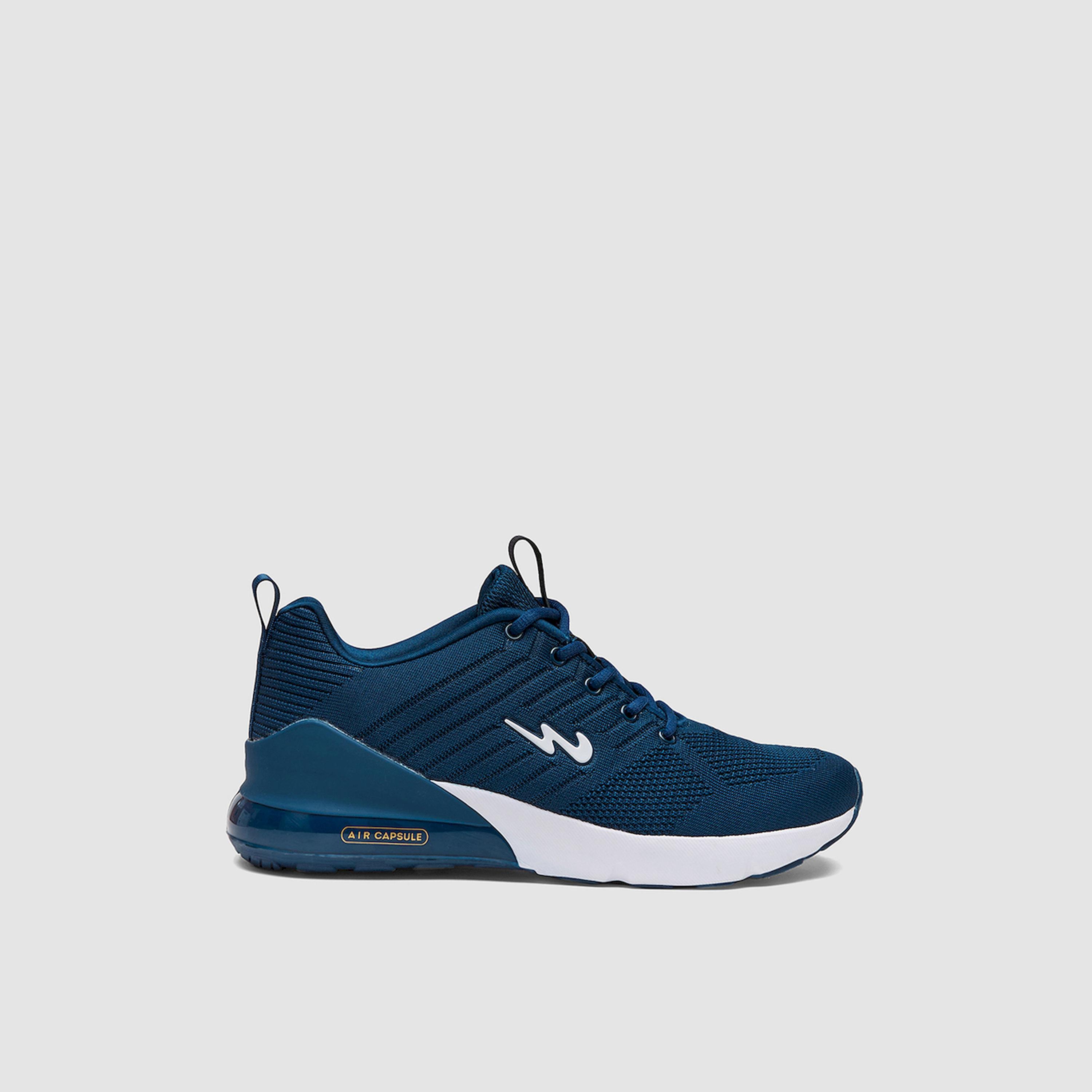 Campus Blue Low-Top Lace-Up Sneakers-sports-men-shoes-image-2