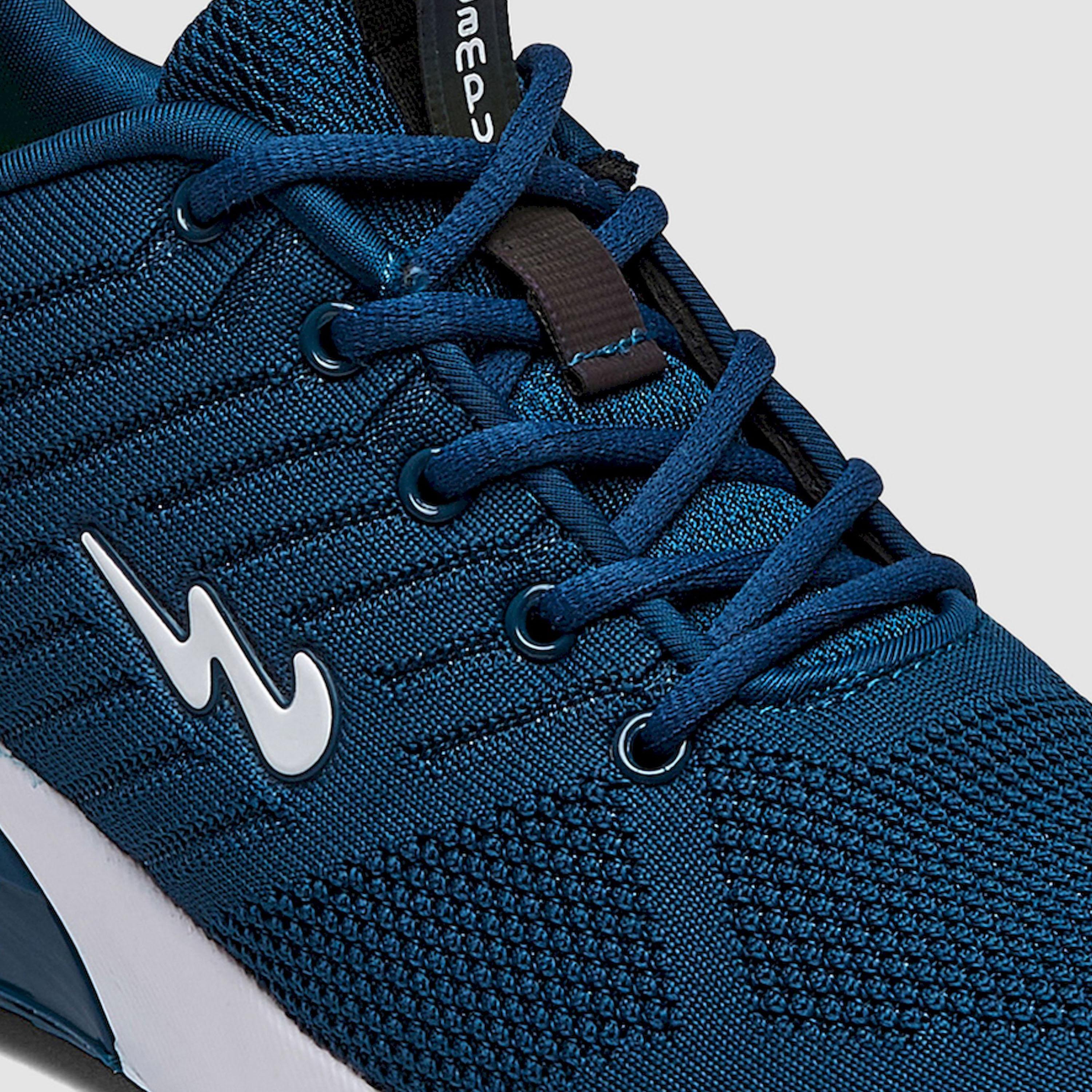 Campus Blue Low-Top Lace-Up Sneakers-sports-men-shoes-image-6