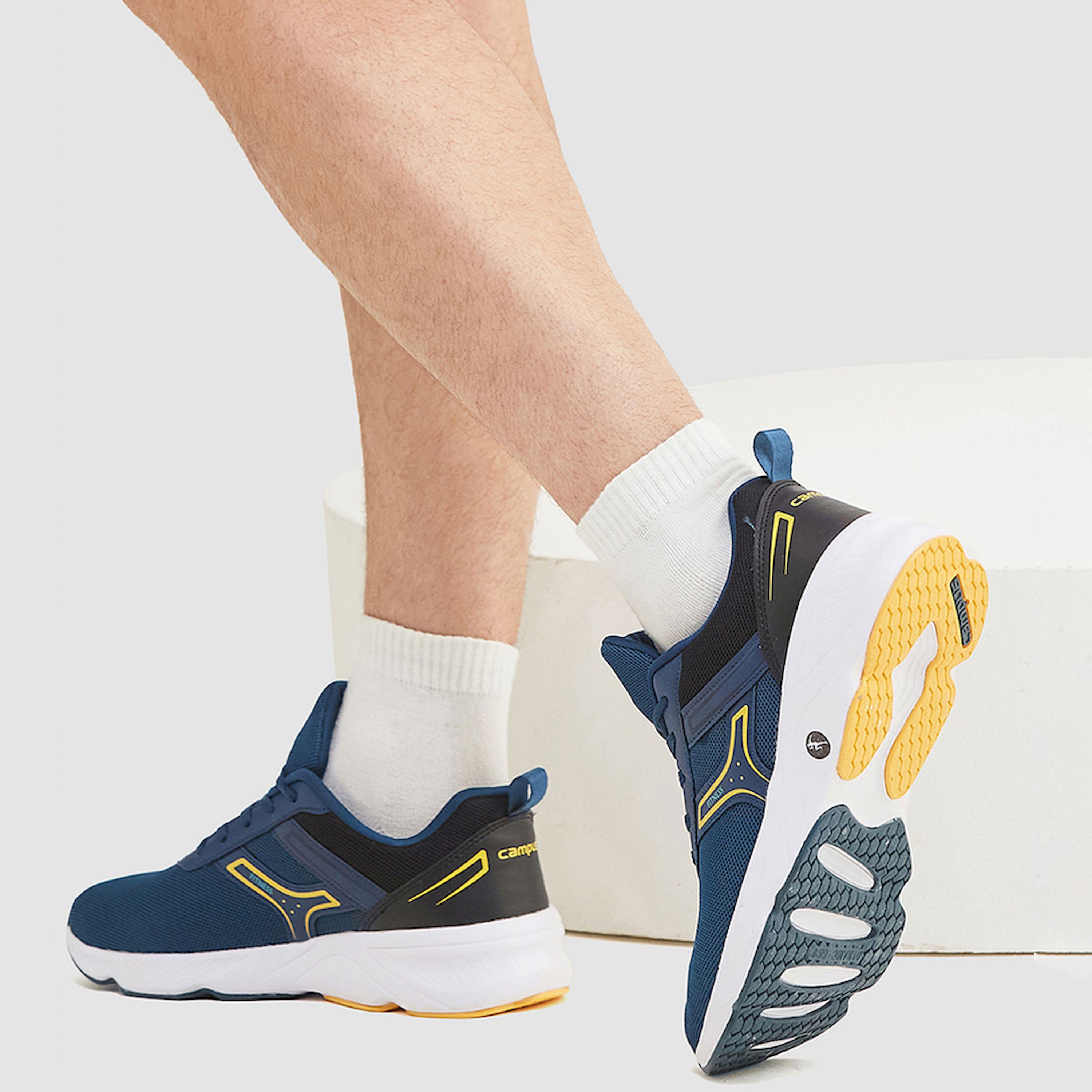 Campus Green Low-Top Lace-Up Sneakers-sports-men-shoes-image-2