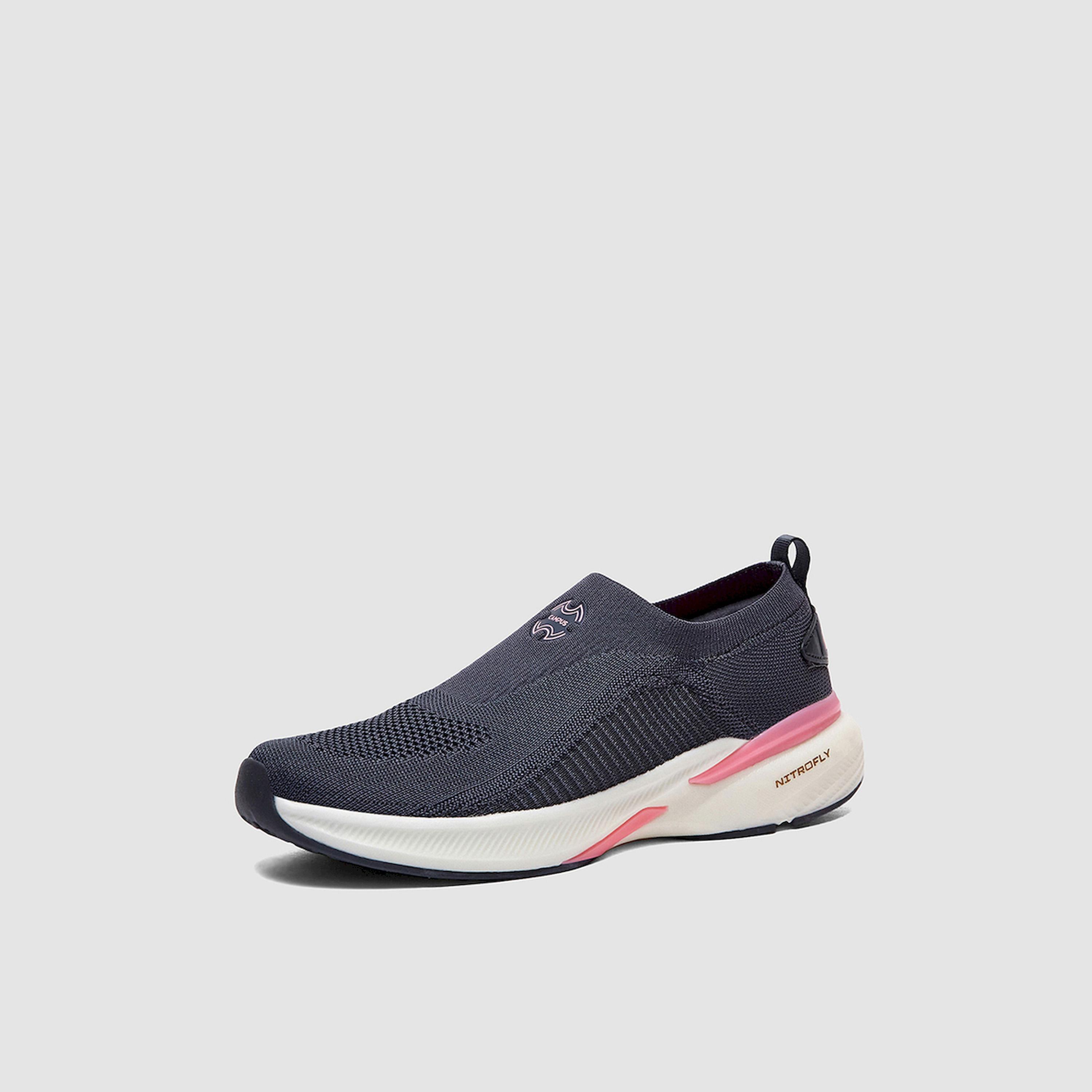 Campus Grey Textured Slip-On Shoes-women-shoes-sneakers-image-1