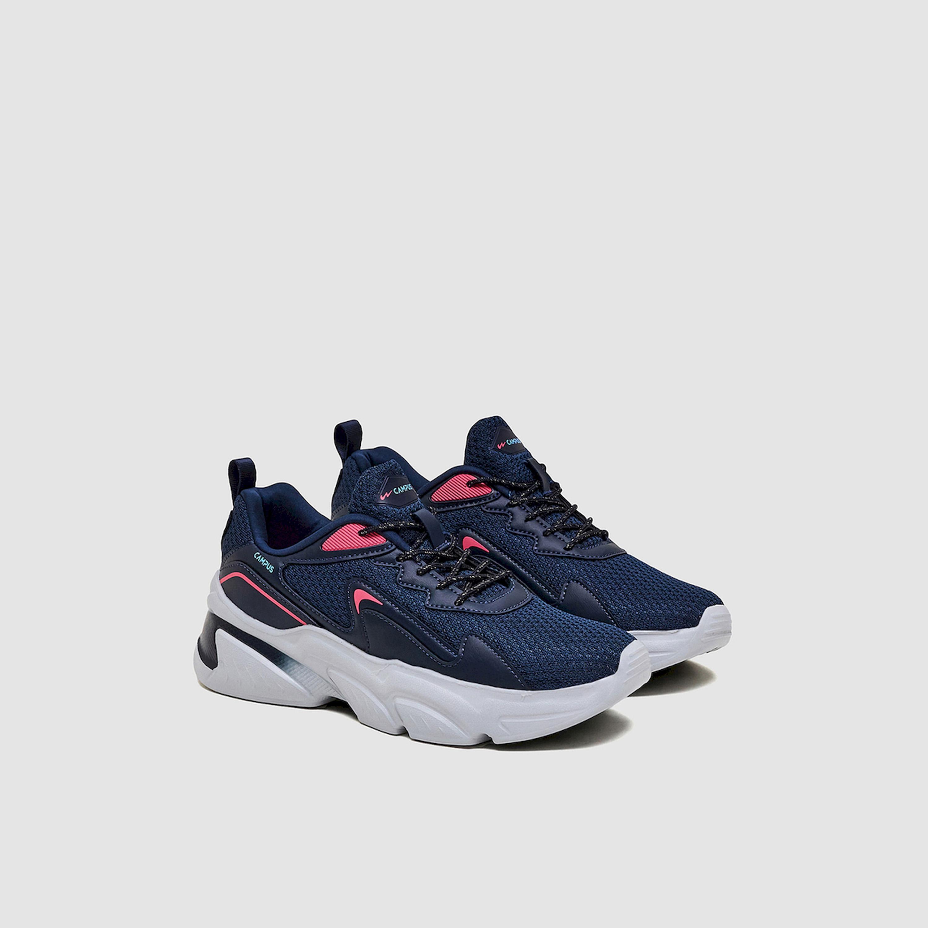 Campus Blue Low Top Lace-Up Sneakers-women-shoes-sneakers-image-1