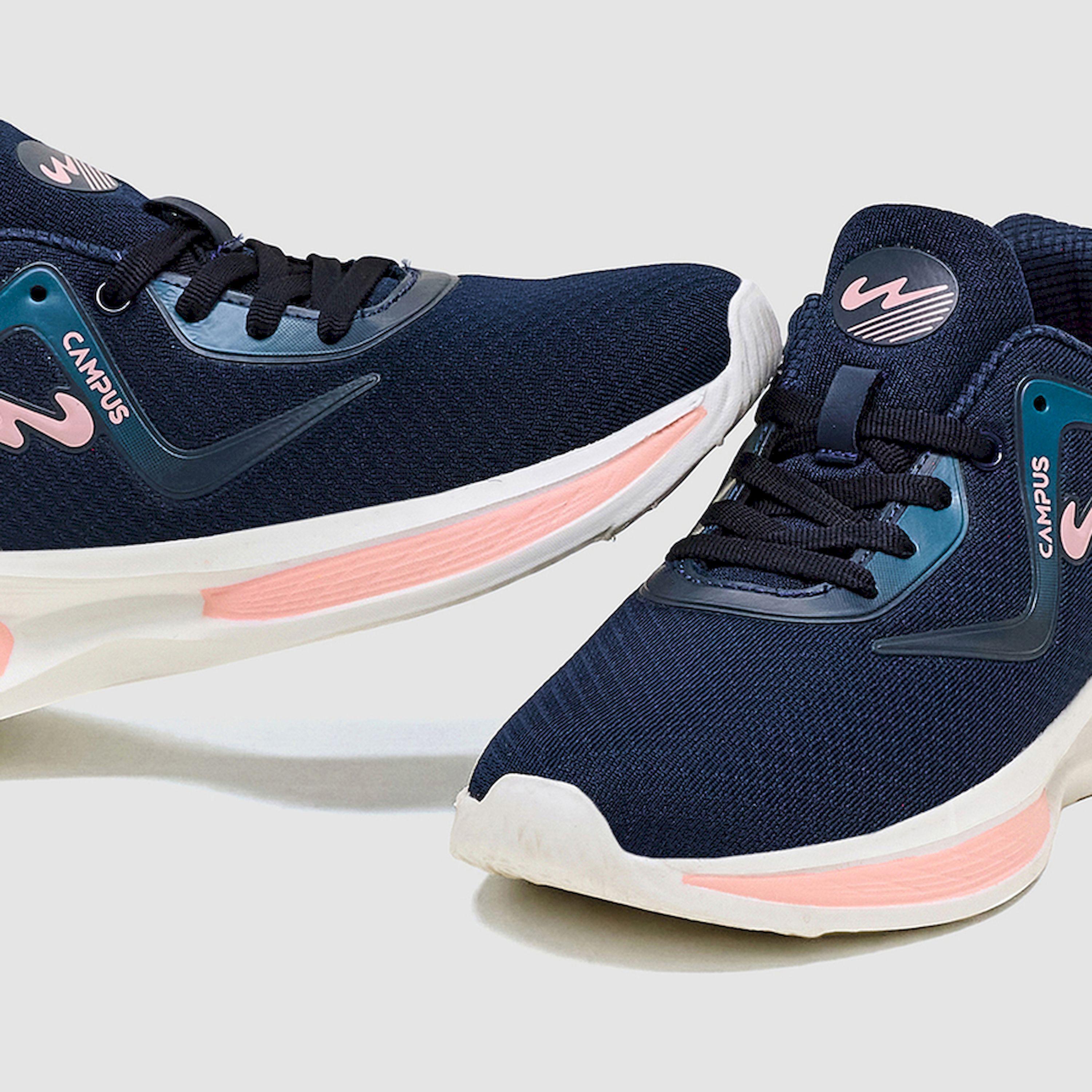 Campus Blue Low-Top Lace-Up Sneakers-women-shoes-sneakers-image-3