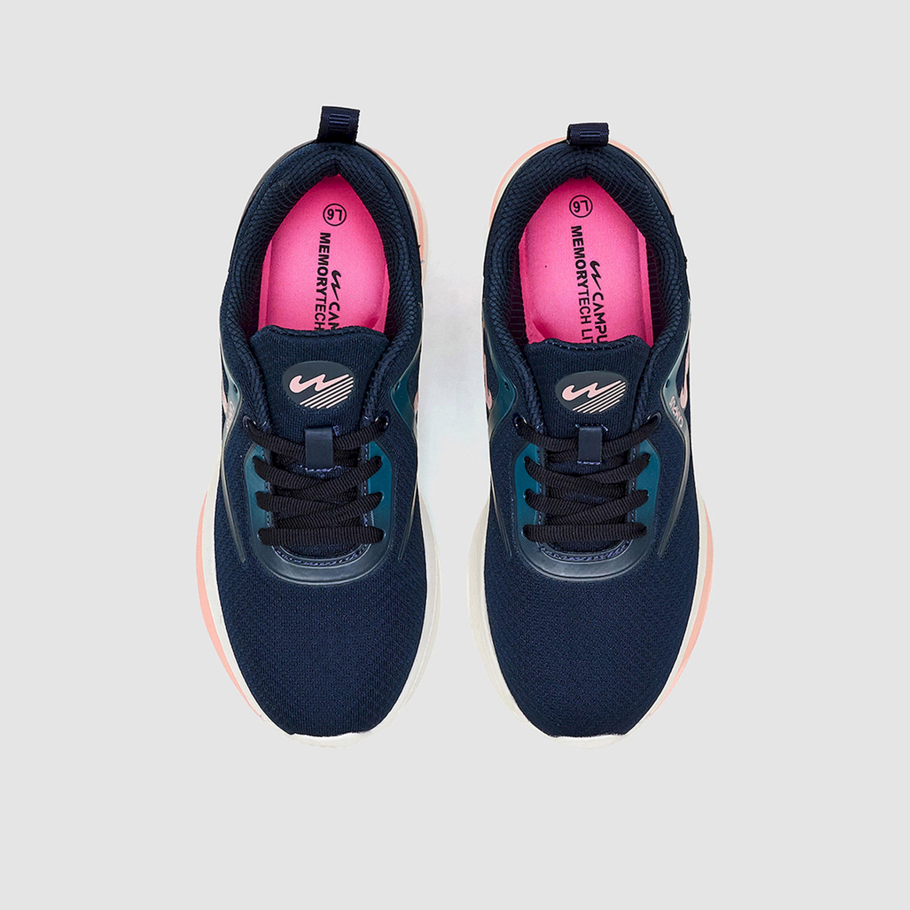 Campus Blue Low-Top Lace-Up Sneakers-women-shoes-sneakers-image-4