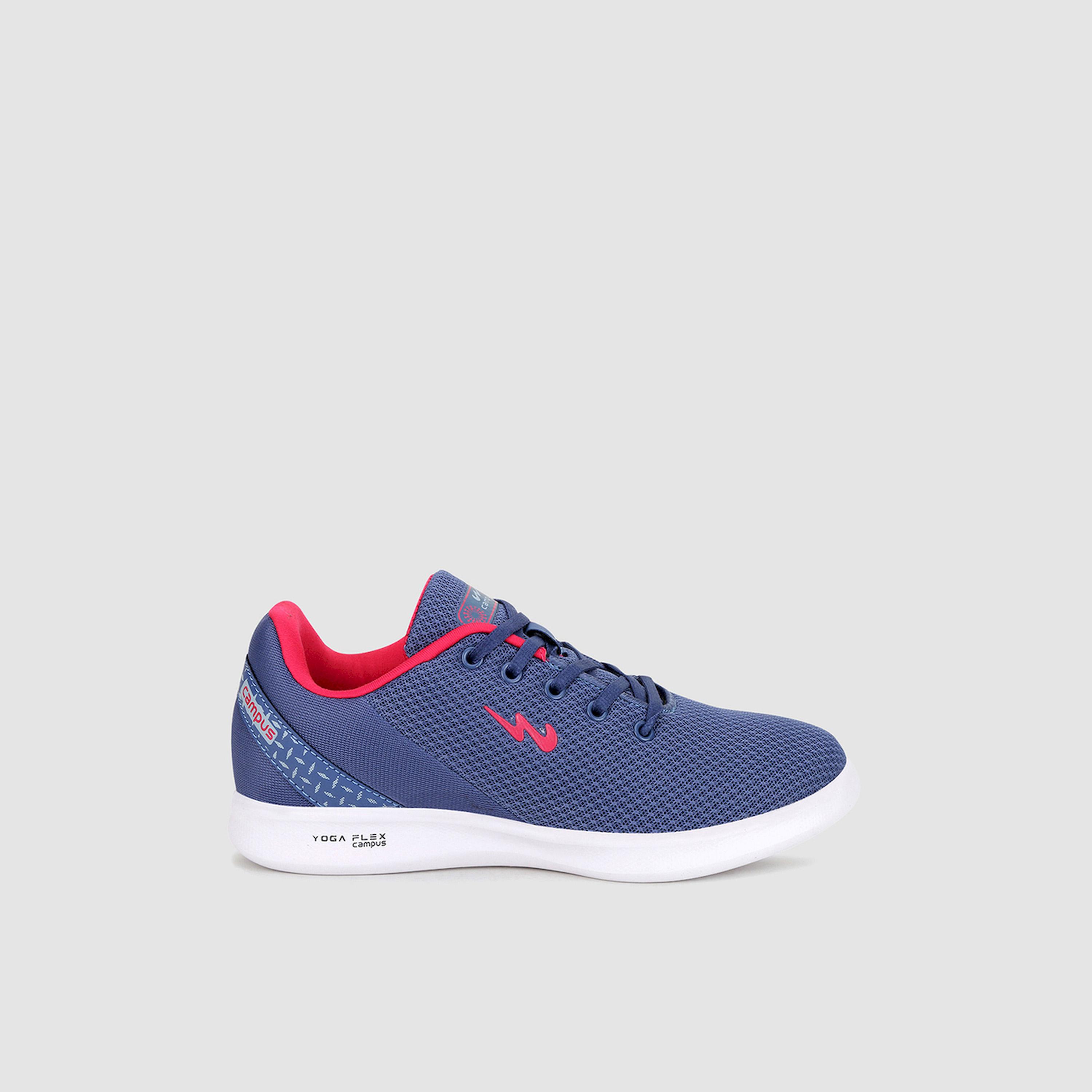 Campus Grey Lace-Up Running Shoes-women-shoes-sneakers-image-1