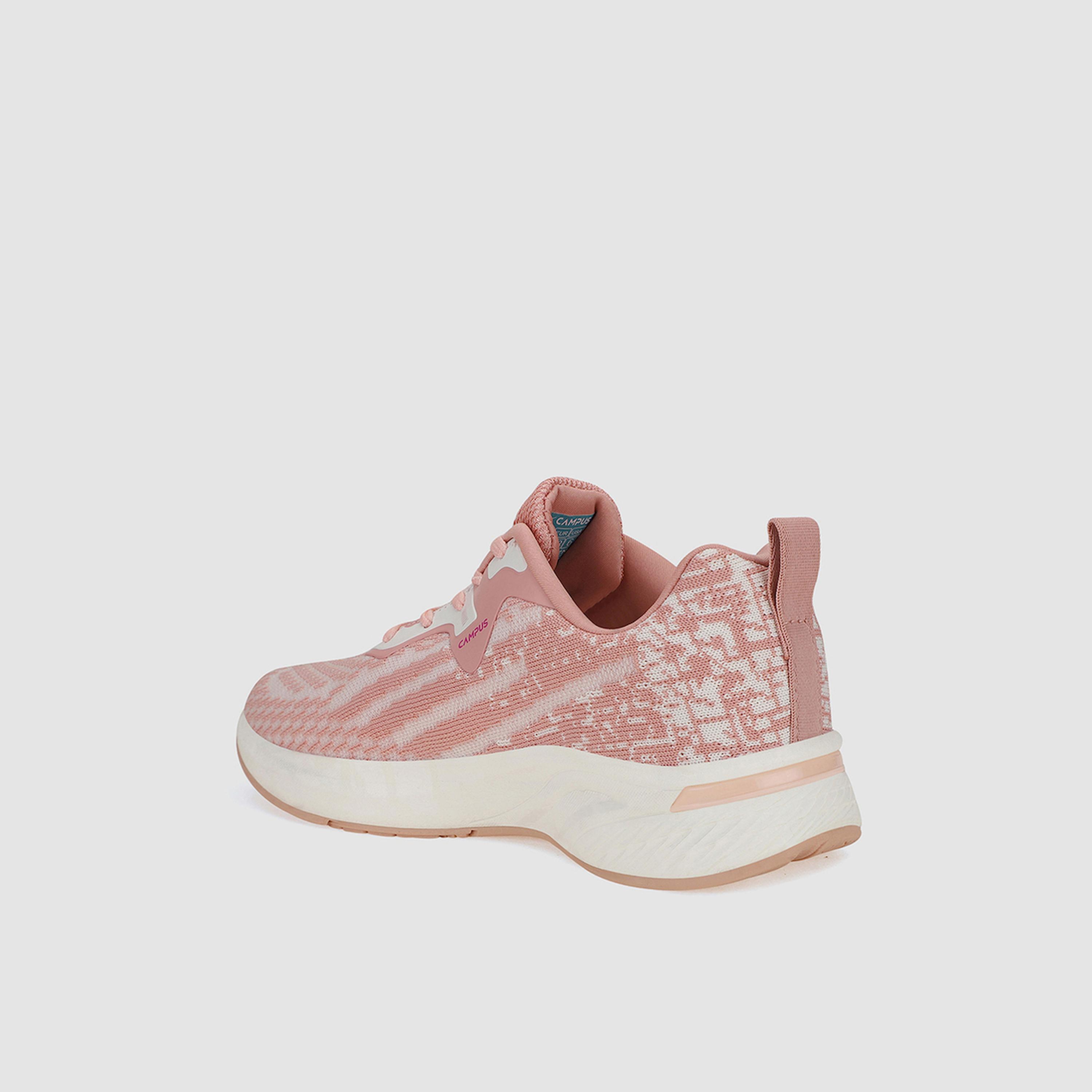 Campus Pink Mesh Lace-Up Sneakers-women-shoes-sneakers-image-3