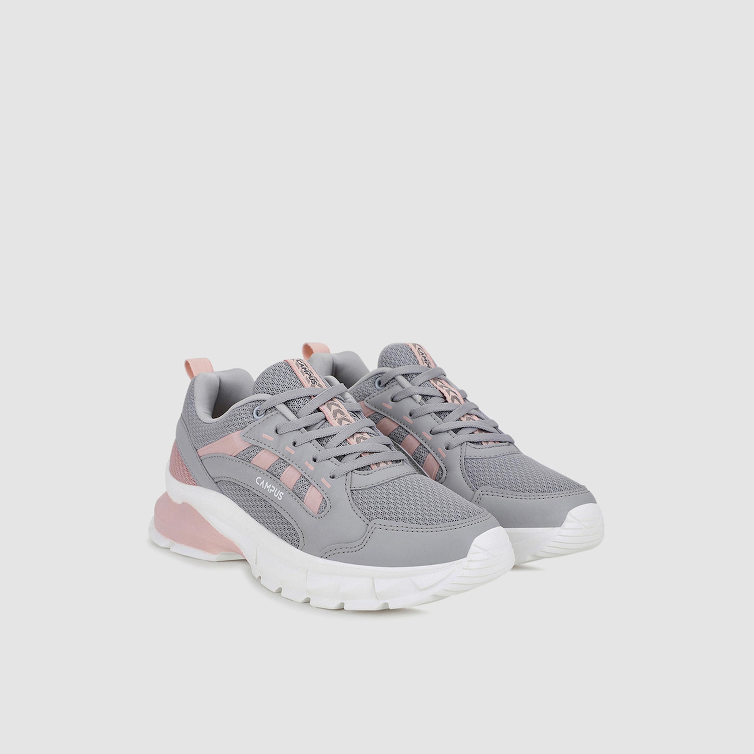 Campus Grey Low Top Lace-Up Sneakers-women-shoes-sneakers-image-1