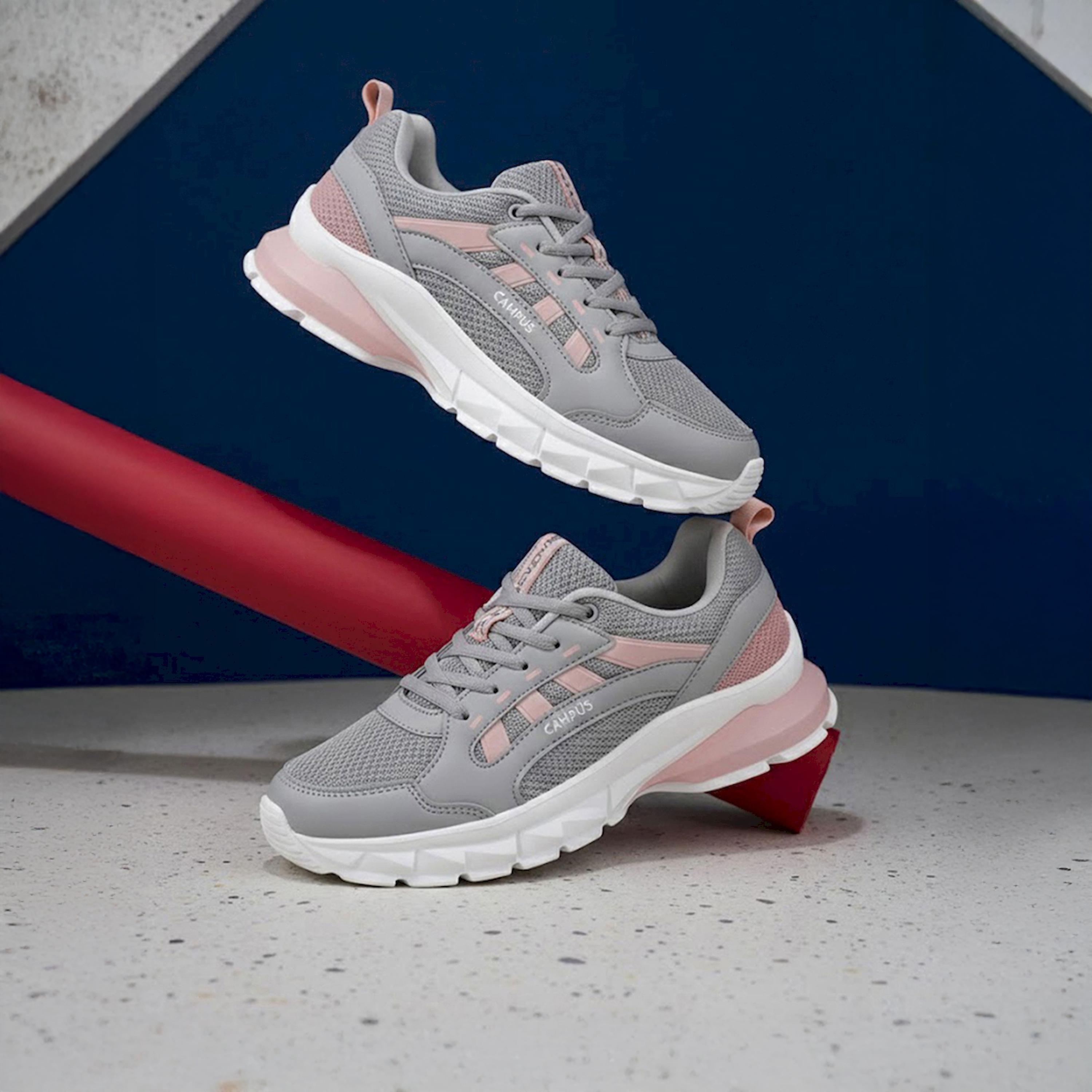 Campus Grey Low Top Lace-Up Sneakers-women-shoes-sneakers-image-6