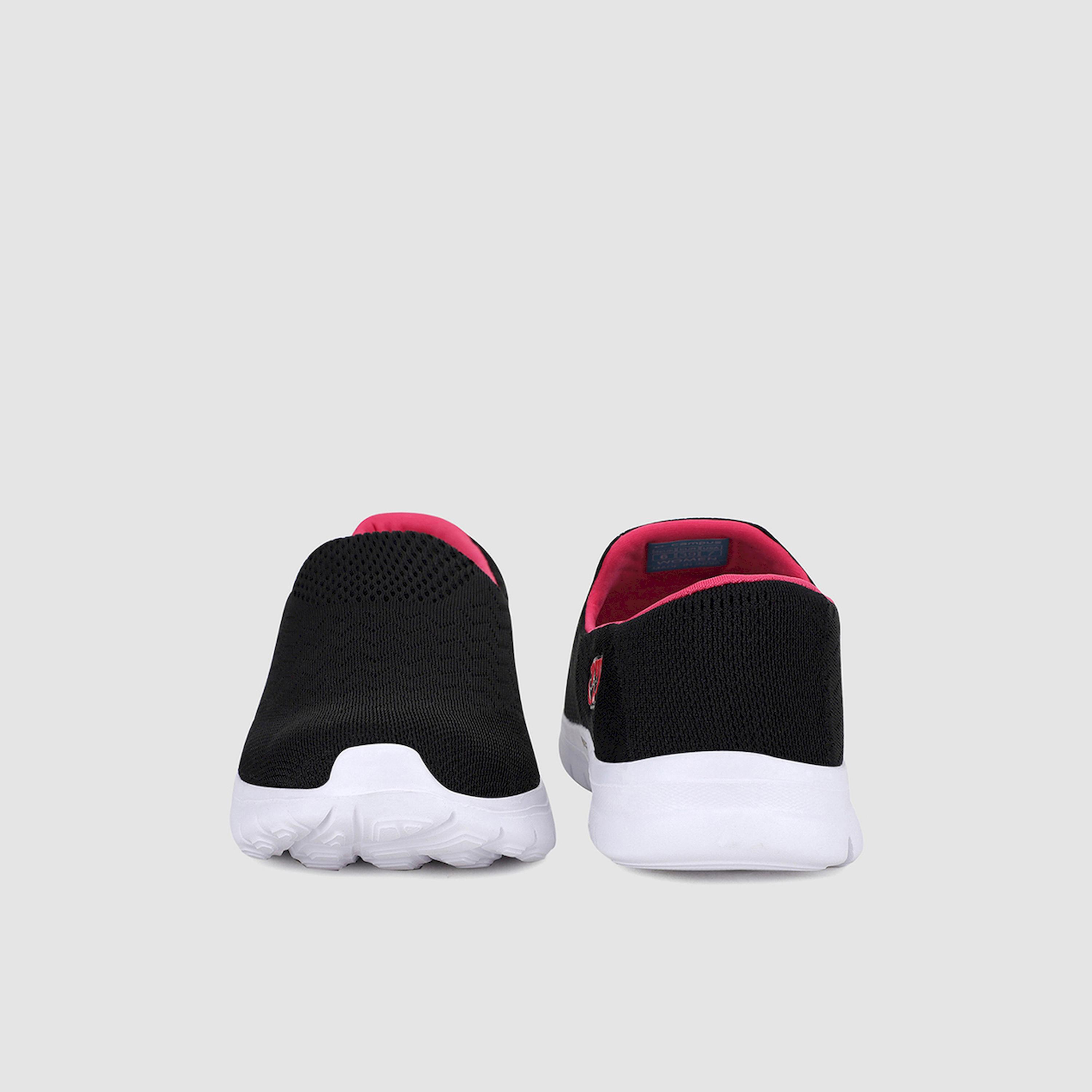 Campus Black Mesh Low-Top Slip-on Sneakers-women-shoes-sneakers-image-6