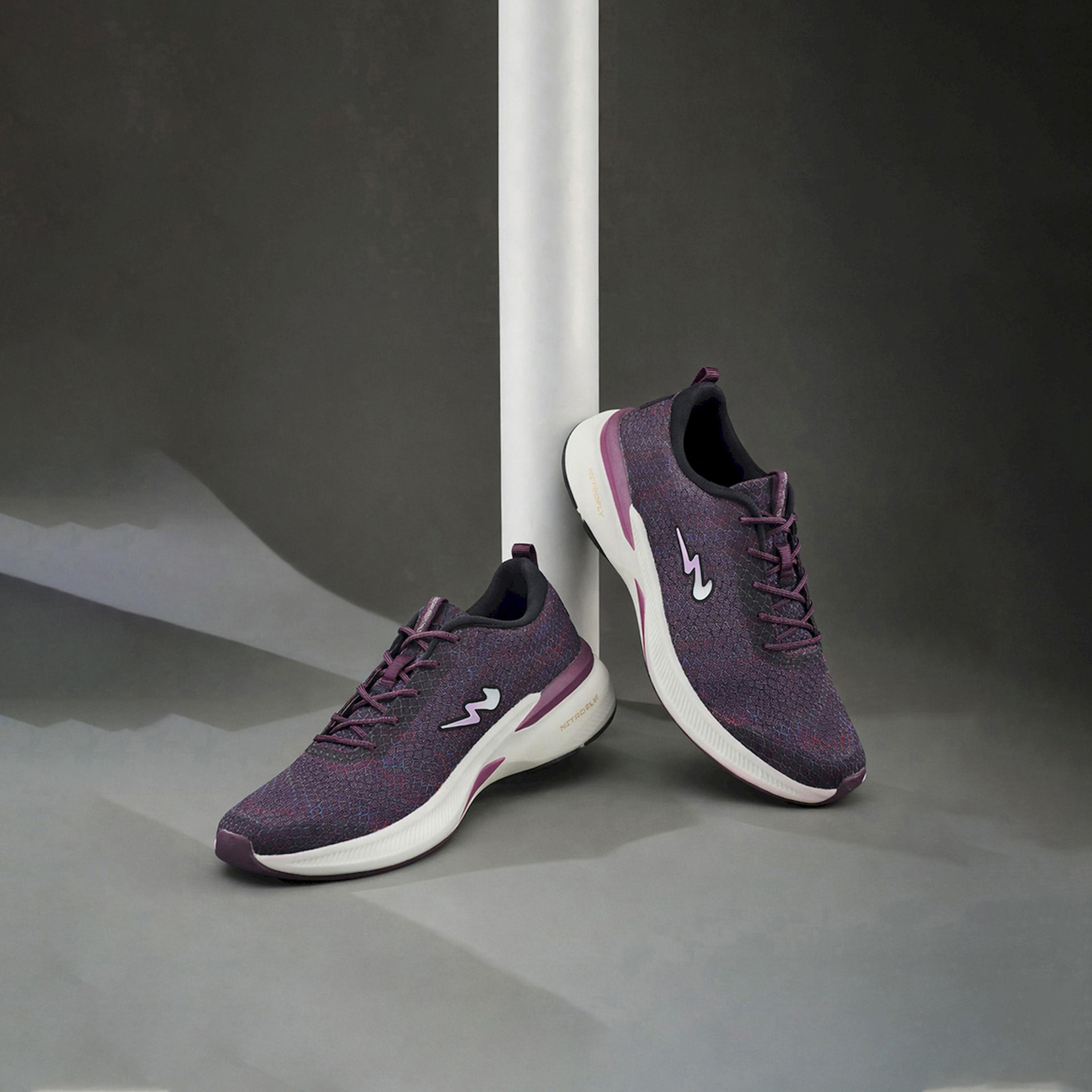 Campus Purple Mesh Slip On Sneakers-women-shoes-sneakers-image-2