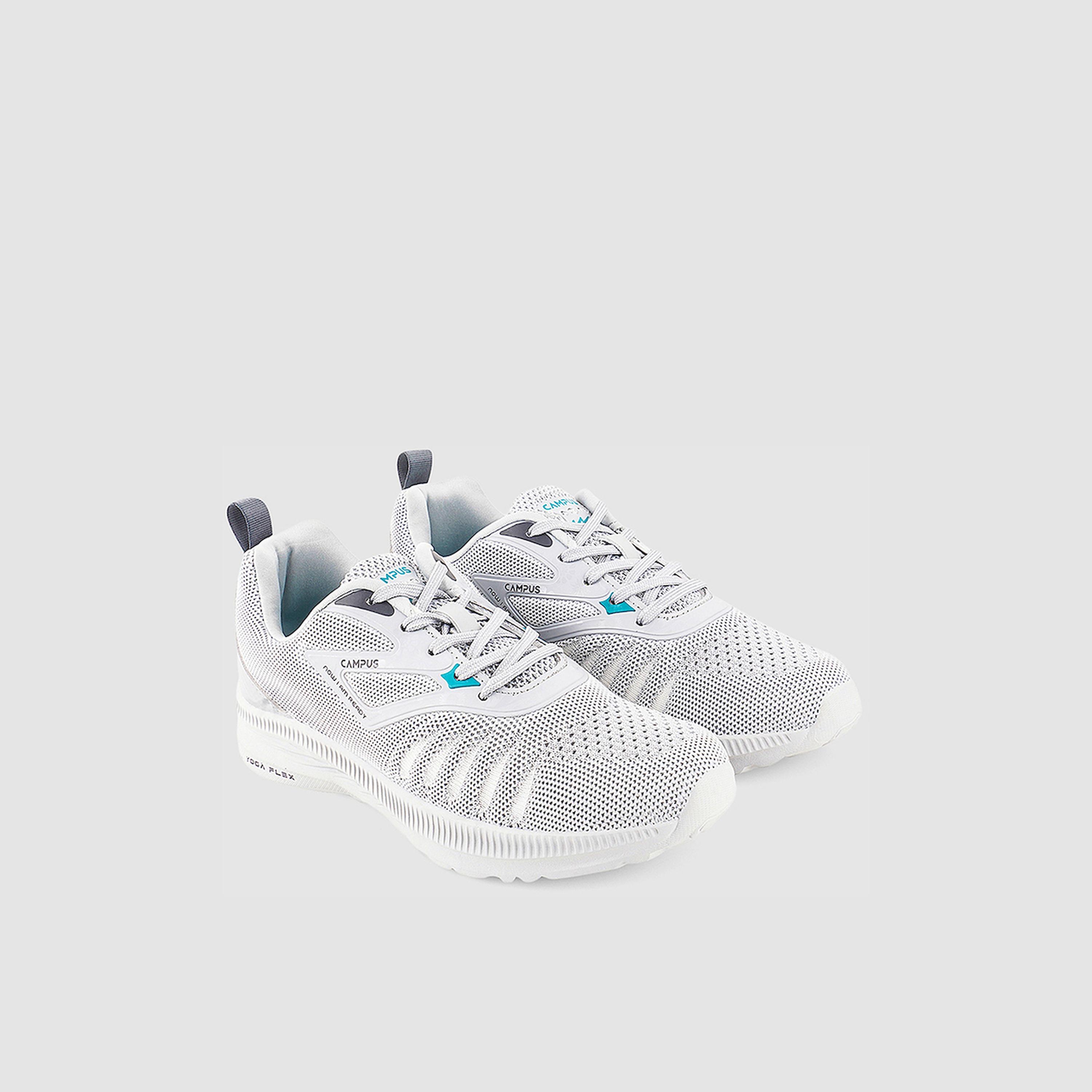 Campus Grey Mesh Lace Up Sneakers-women-shoes-sneakers-image-1