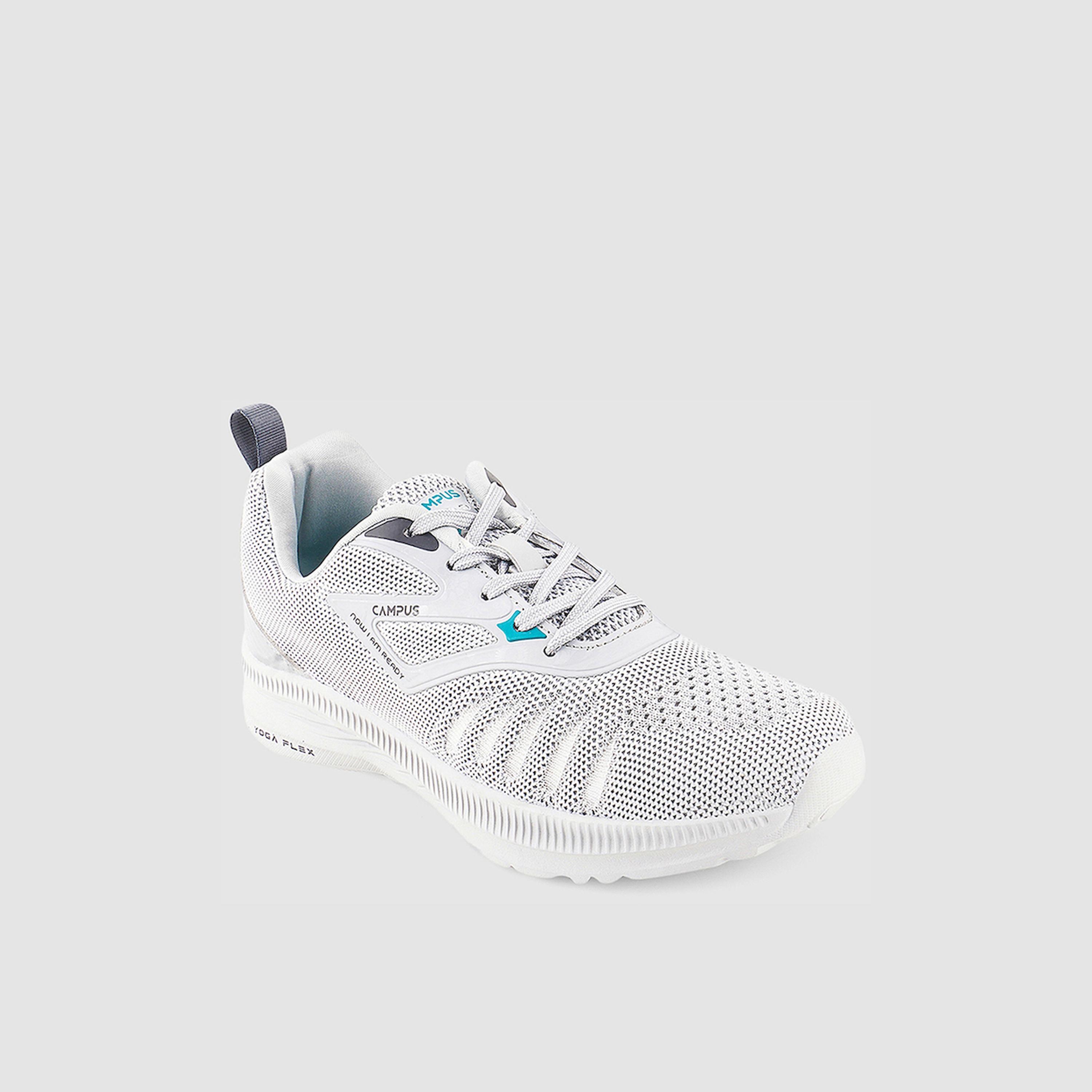 Campus Grey Mesh Lace Up Sneakers-women-shoes-sneakers-image-4
