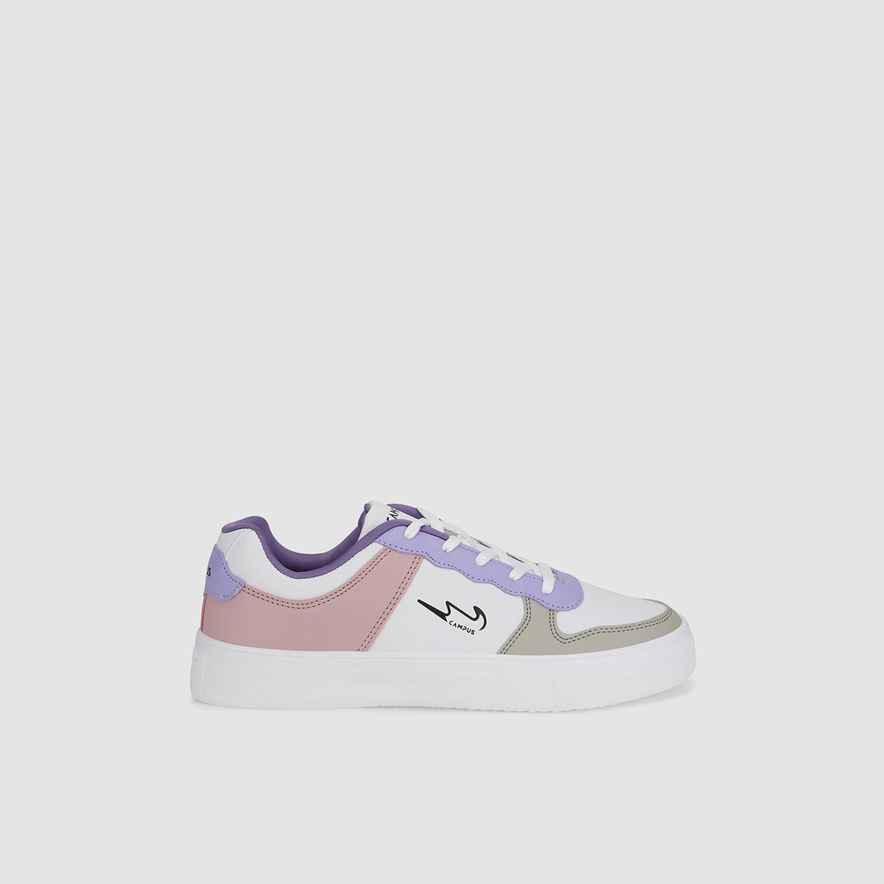 Campus Color Block Lace-Up Sneakers-women-shoes-sneakers-image-3