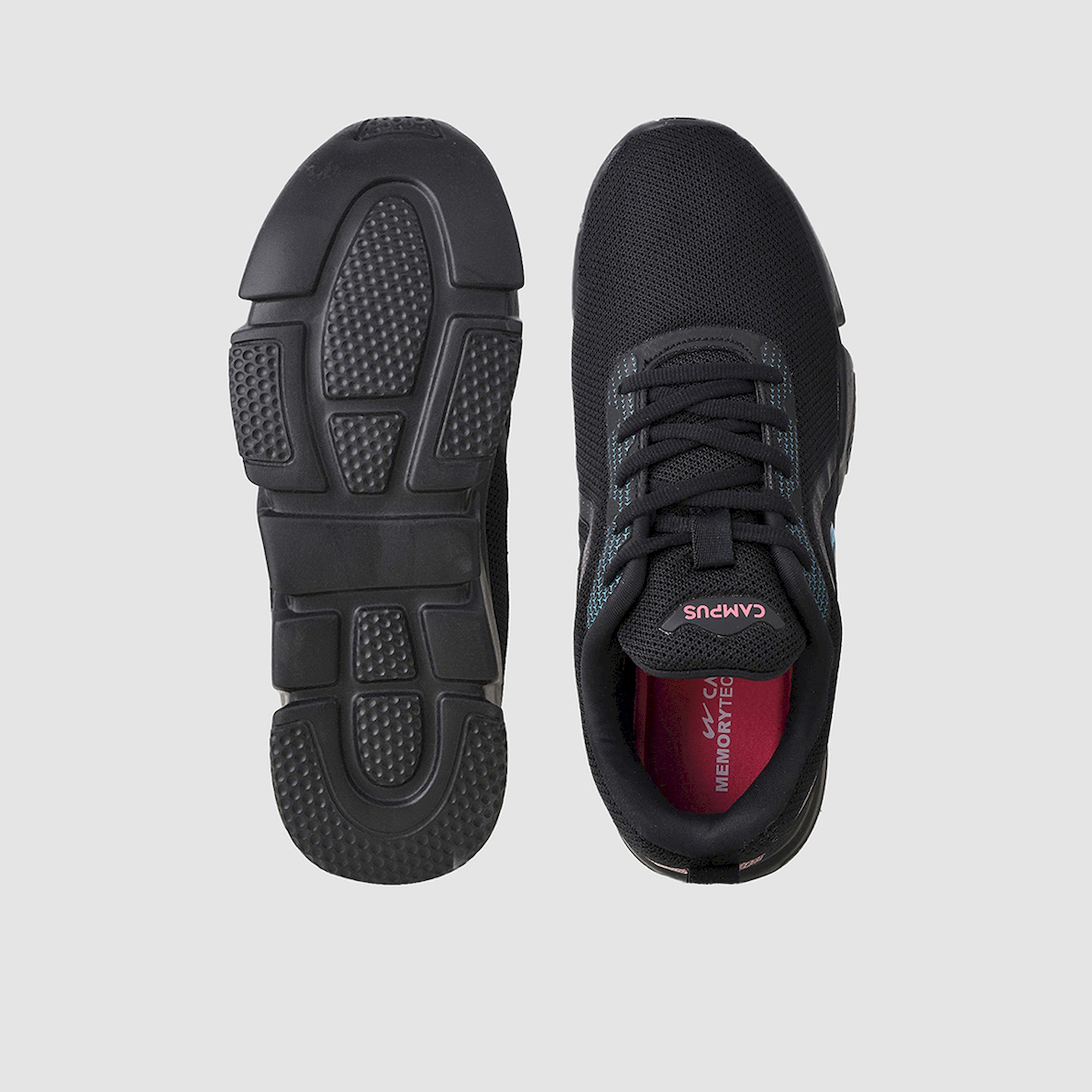 Campus Black Mesh Low Top Sneakers-women-shoes-sneakers-image-4