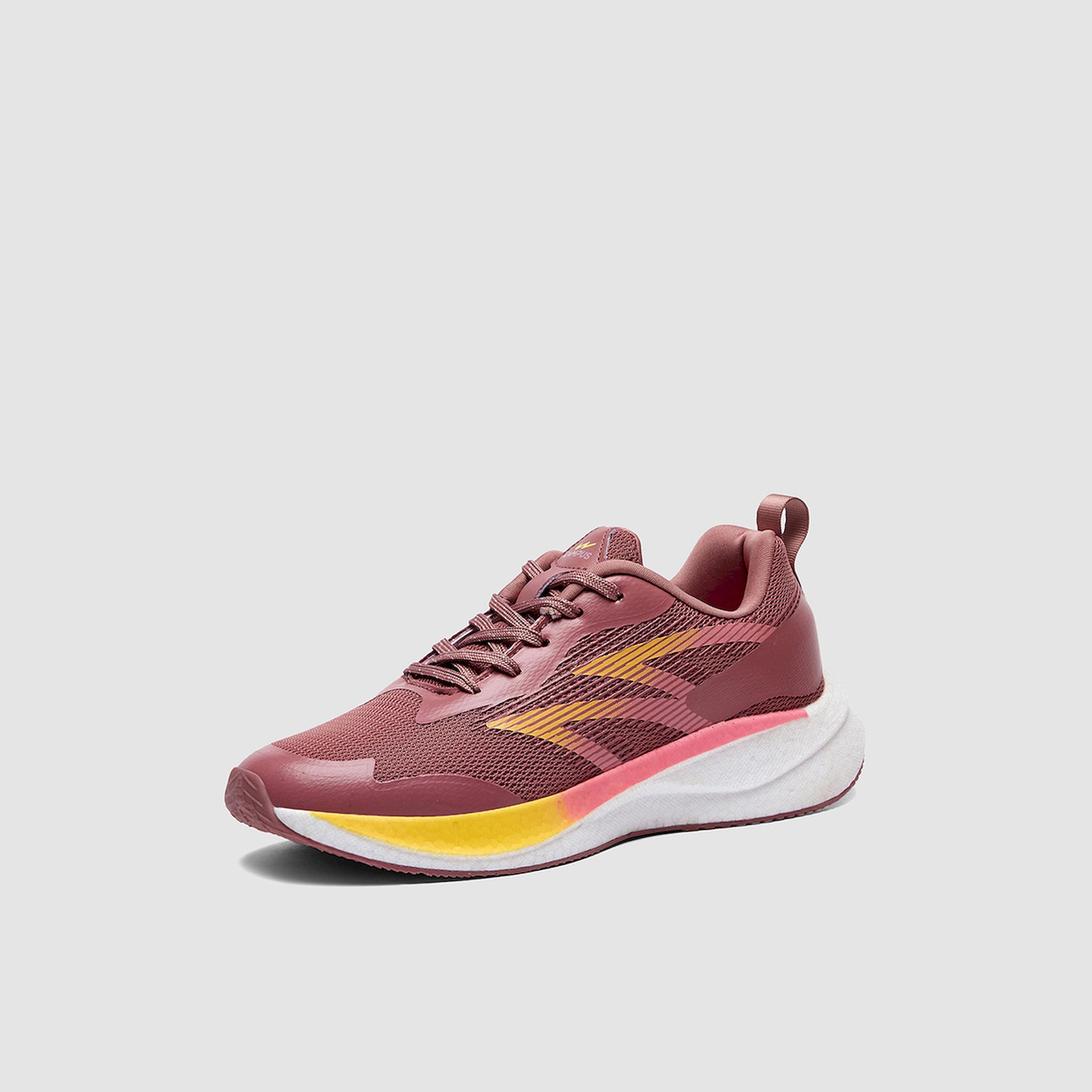Campus Purple Mesh Lace Up Running Shoes-sports-women-shoes-image-1