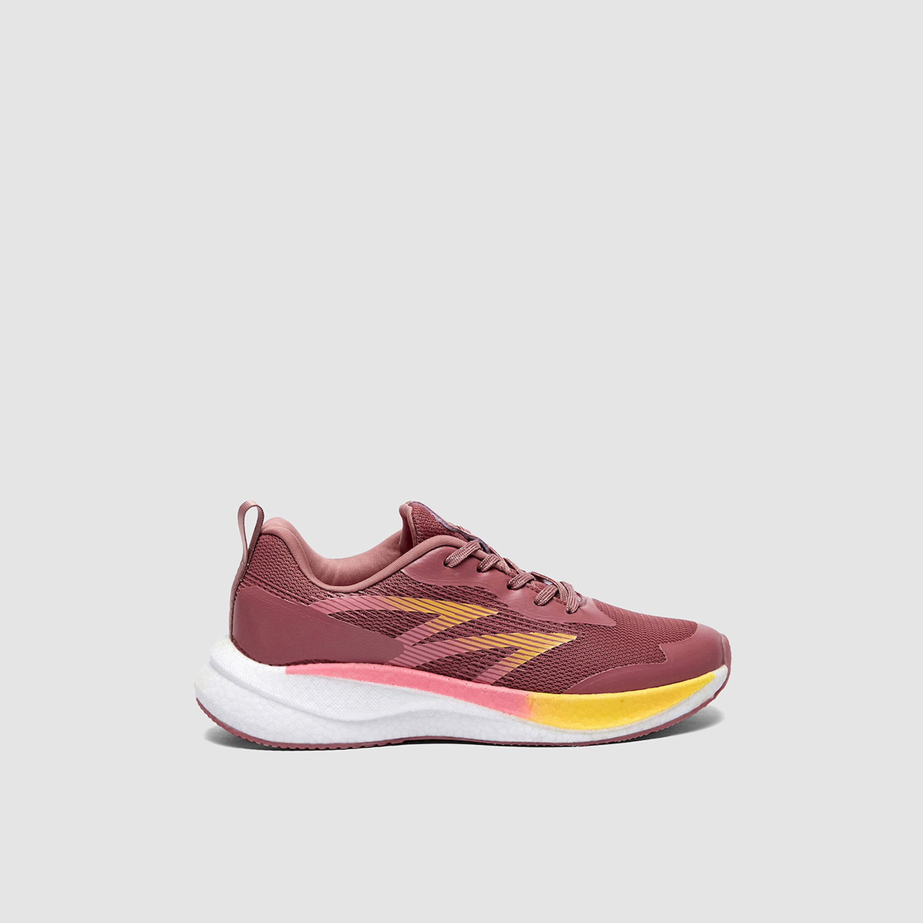 Campus Purple Mesh Lace Up Running Shoes-sports-women-shoes-image-2