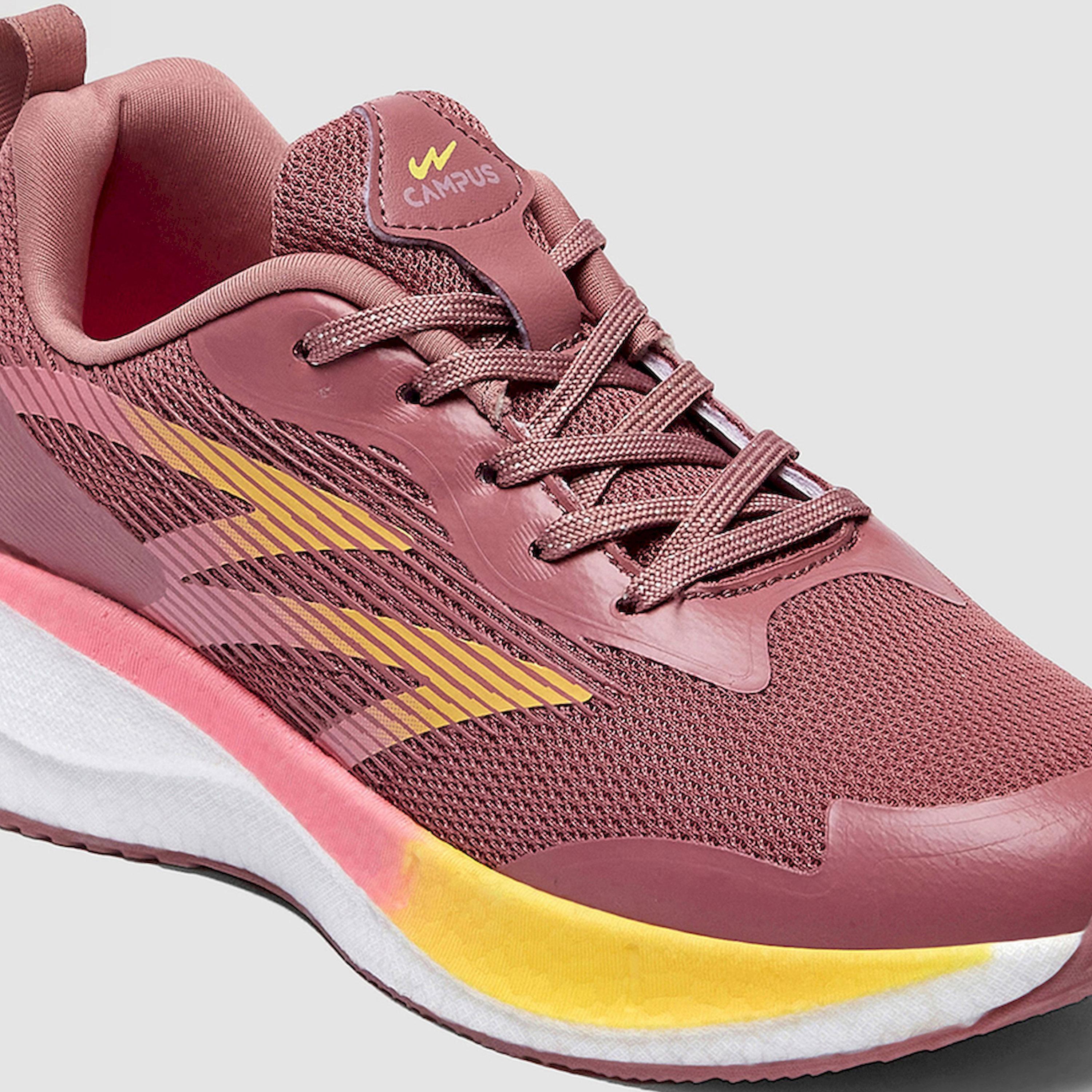 Campus Purple Mesh Lace Up Running Shoes-sports-women-shoes-image-6