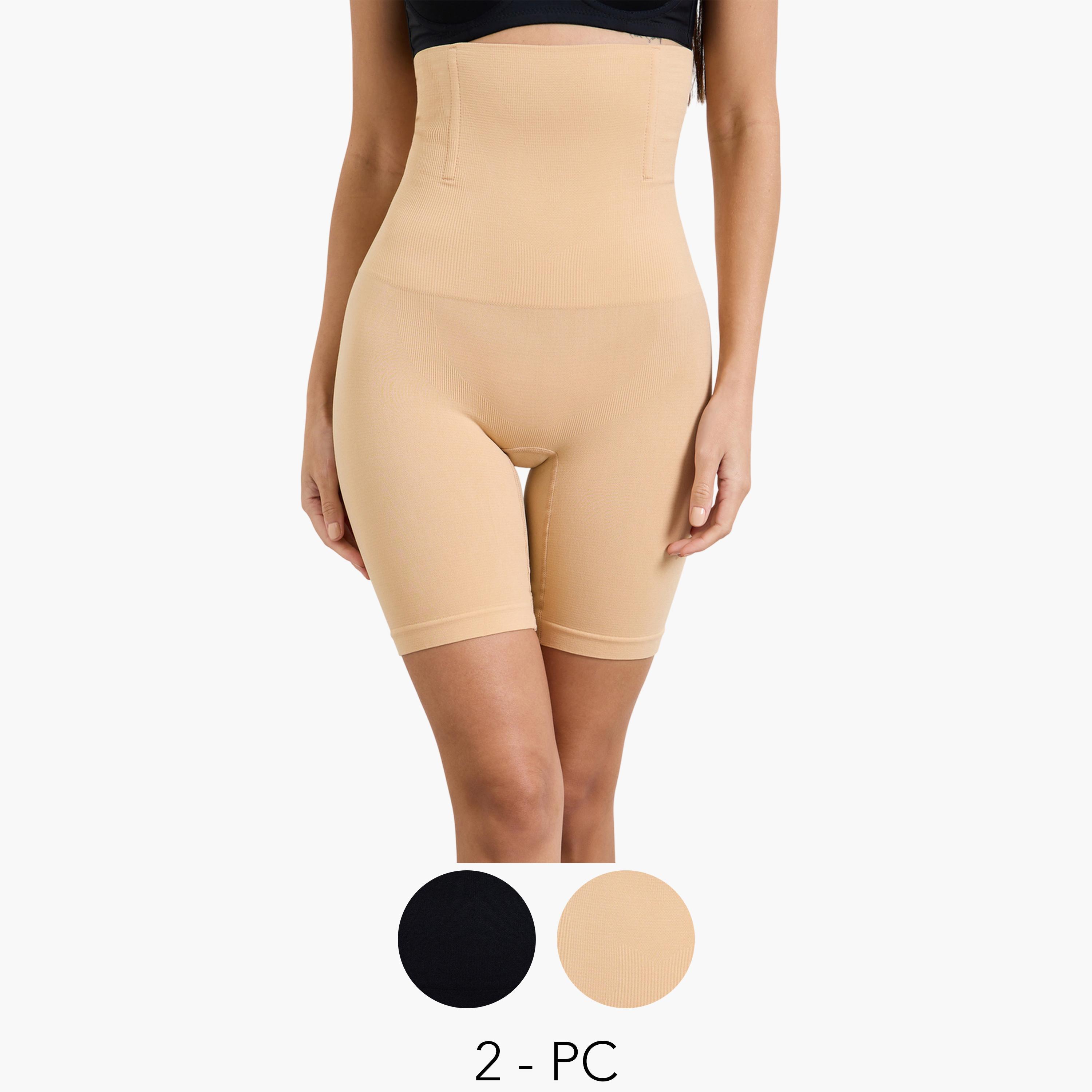Styli Pack of 2 - Tummy Tucker Bum Lifting Thigh Slimmer-women-clothing-lingerie-shapewear-image-1