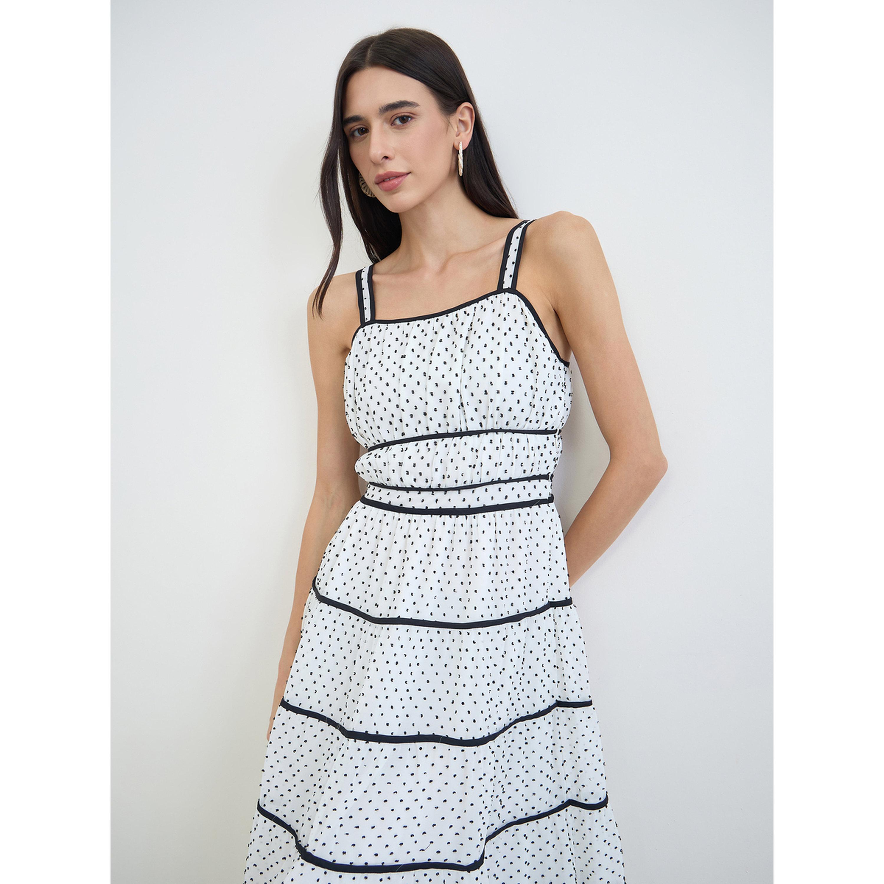 فستان ميدي متعدد الطبقات بنقشة منقطة-women-clothing-dresses-image-3