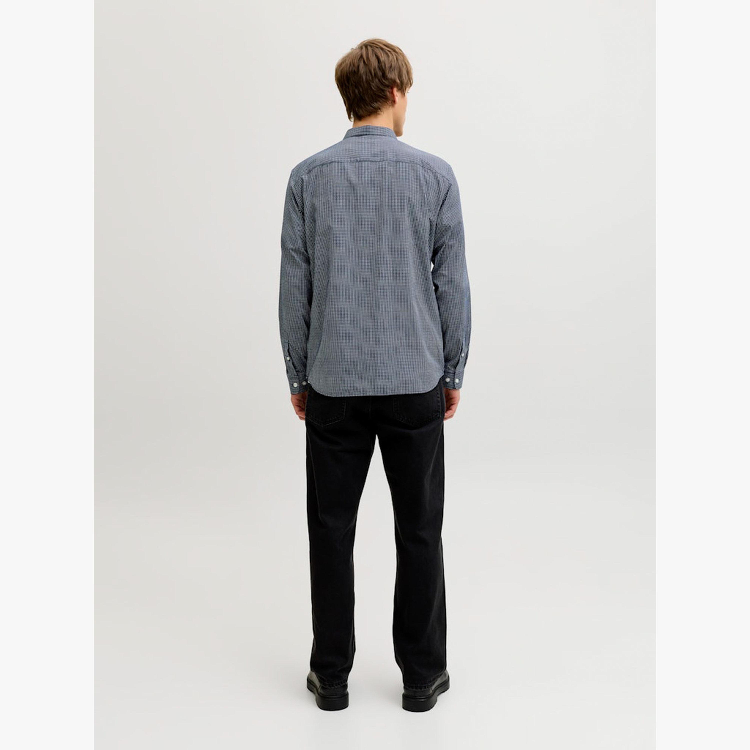 قميص كاروهات بياقة سبريد-men-clothing-shirts-image-3